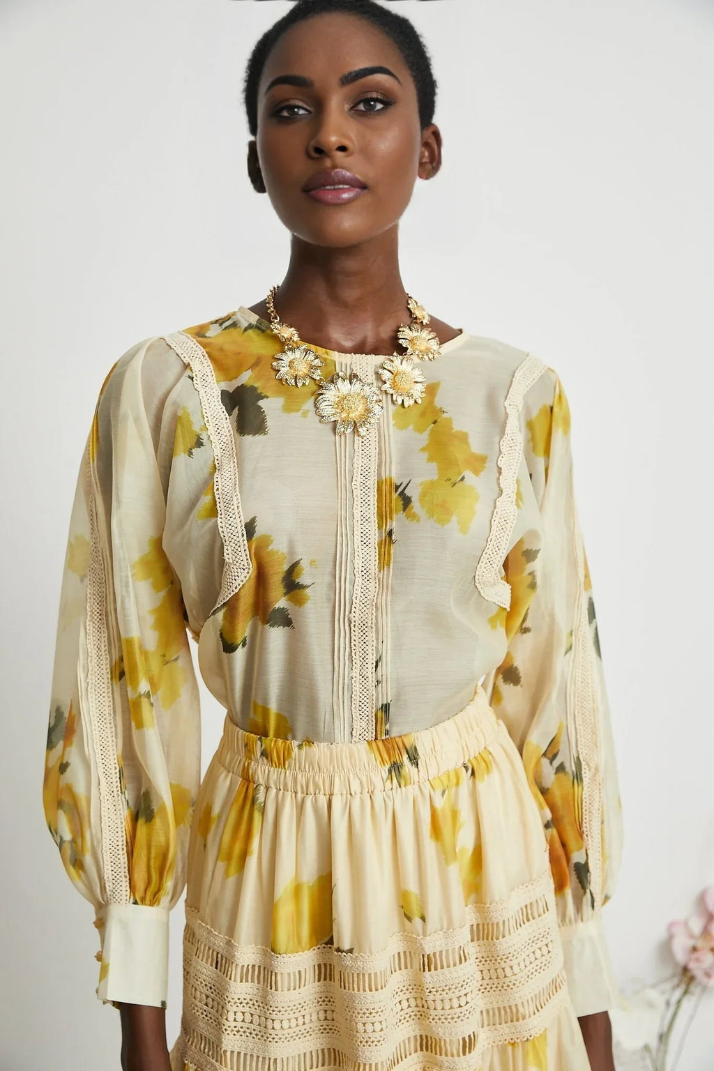 Angelina - Floral Midi Dress