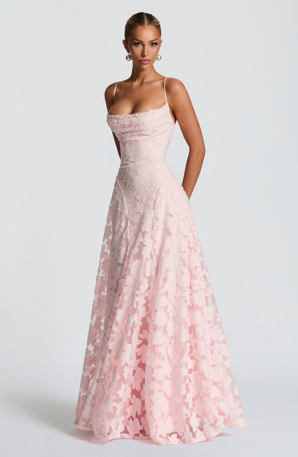 Francis Floral Maxi Dress - Blush