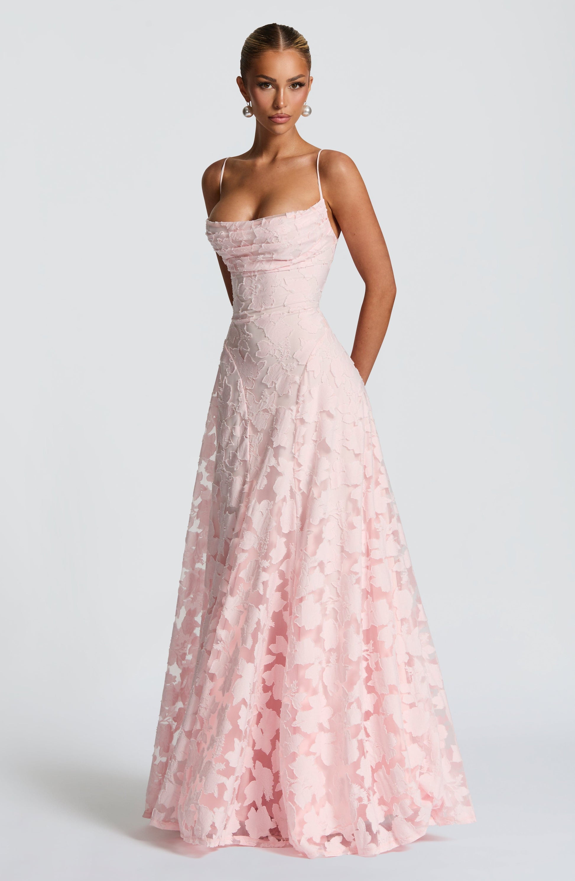 Francis Floral Maxi Dress - Blush