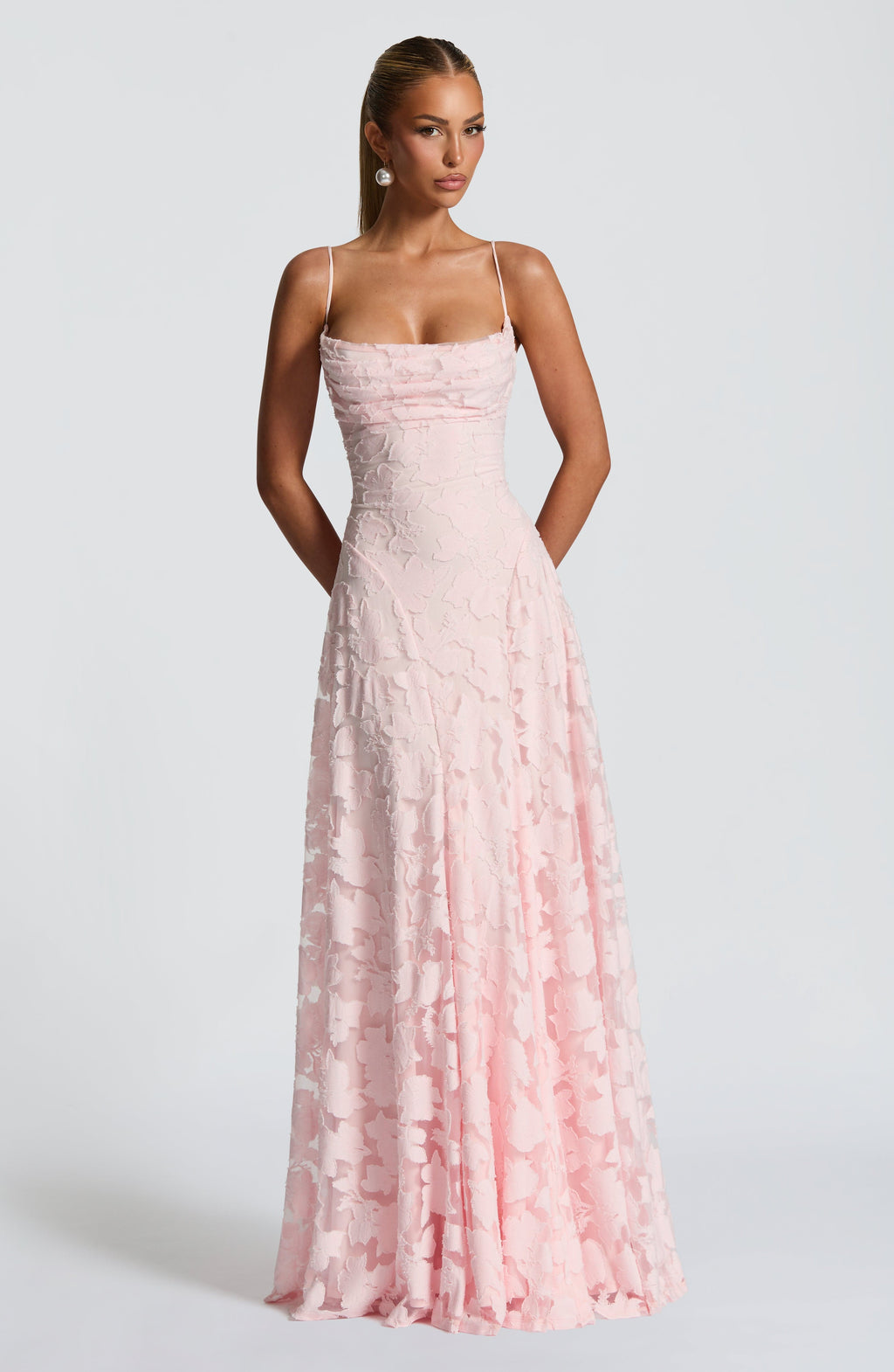 Francis Floral Maxi Dress - Blush