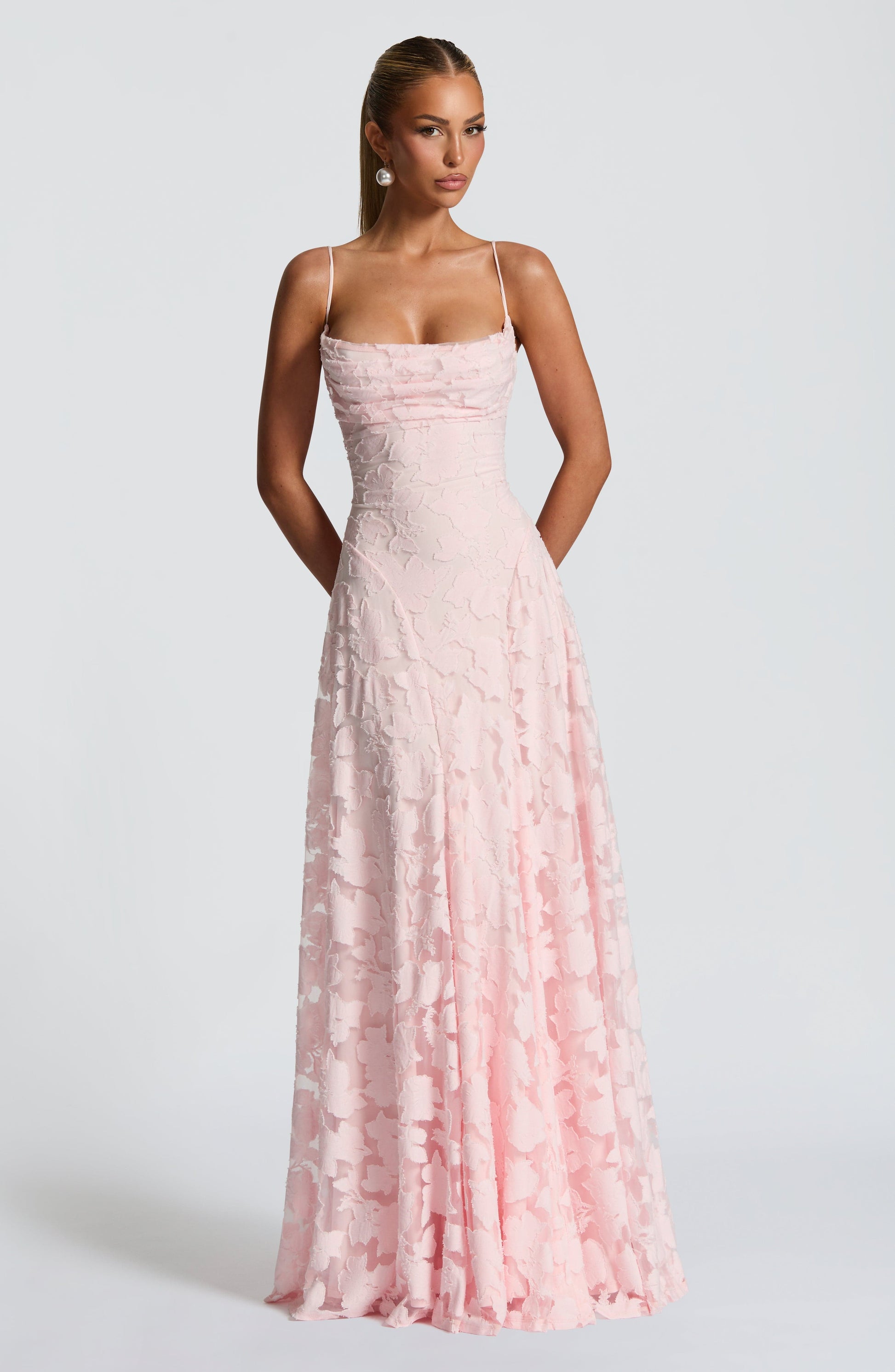 Francis Floral Maxi Dress - Blush