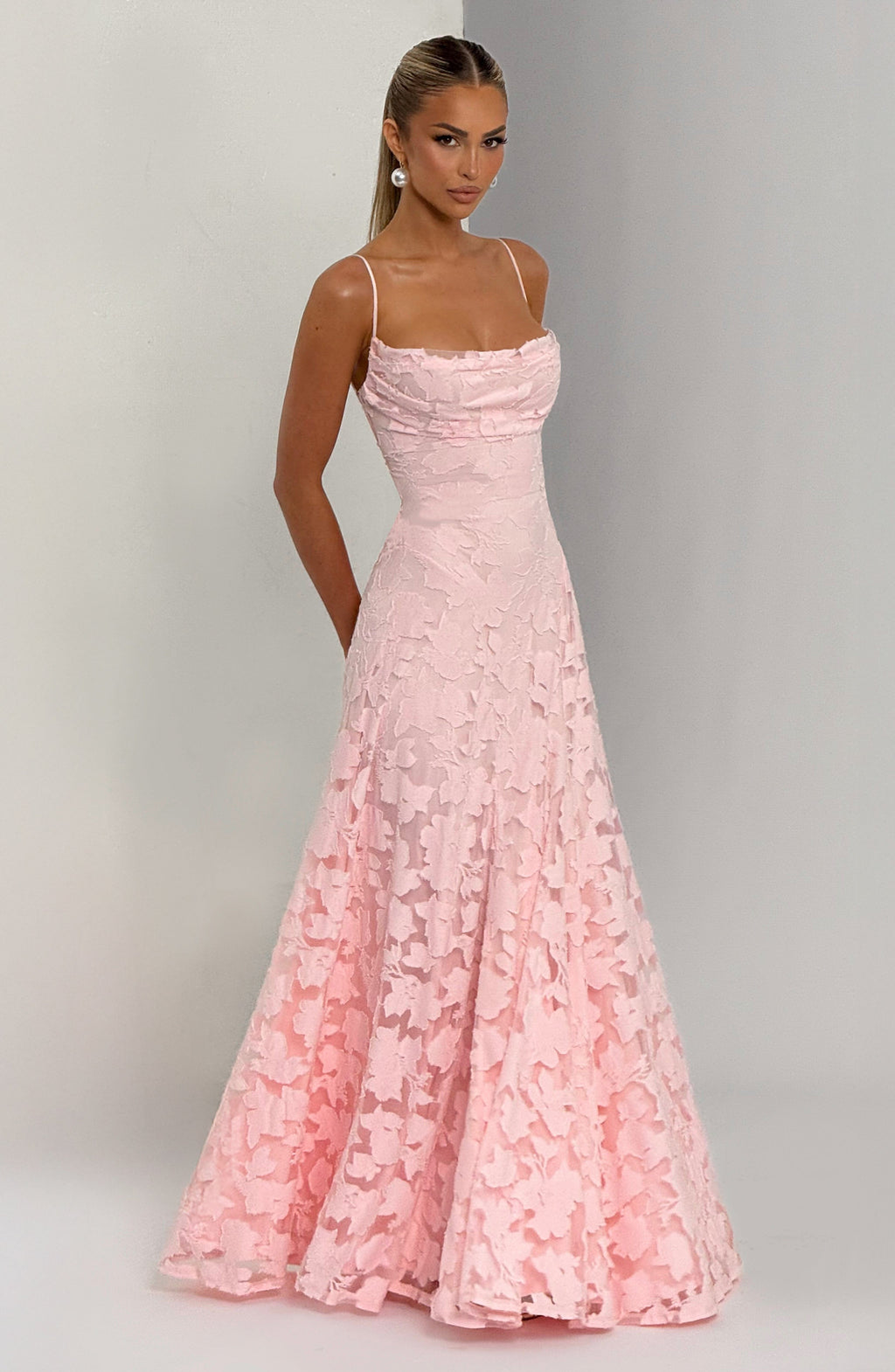 Francis Floral Maxi Dress - Blush