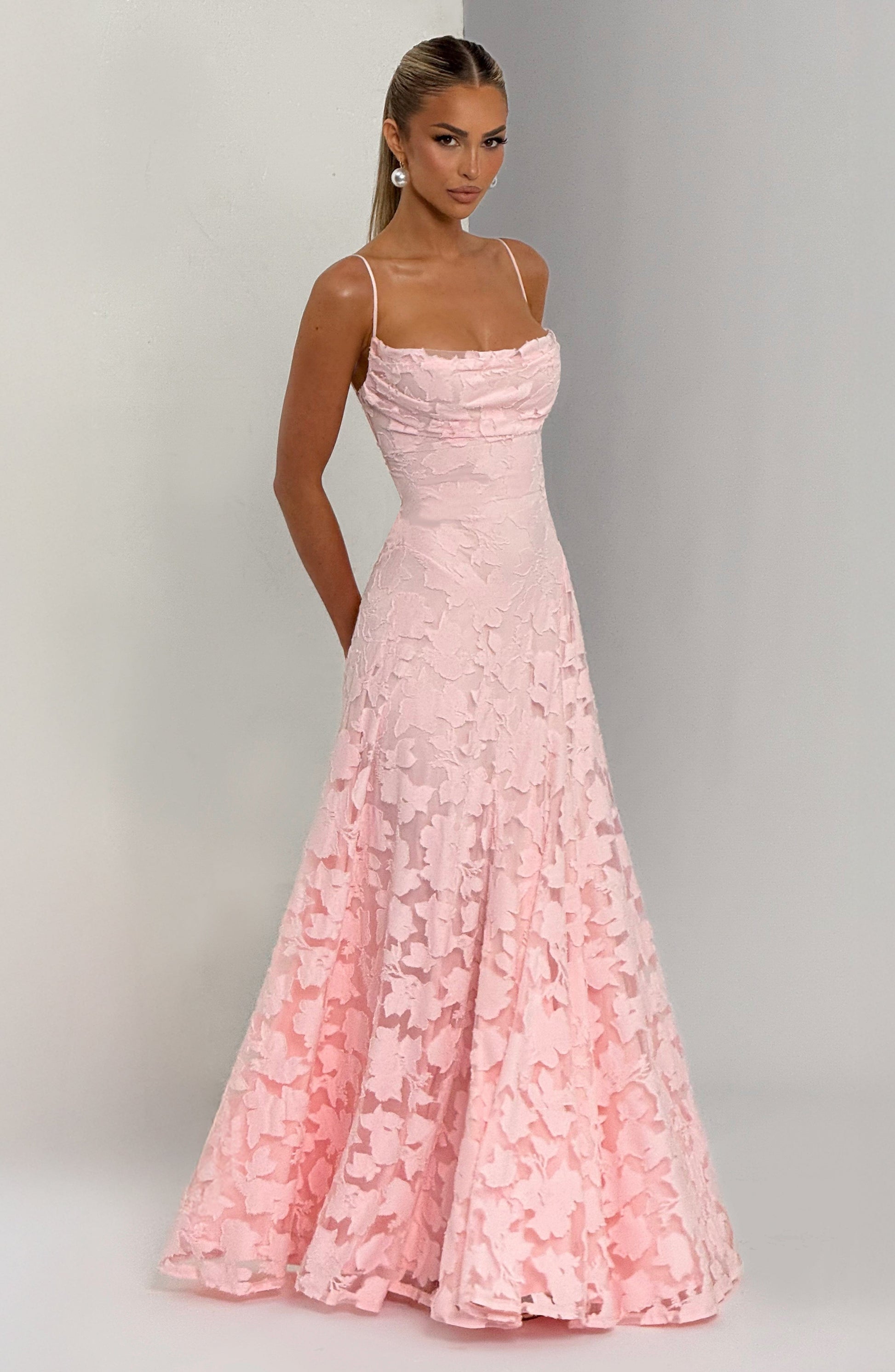 Francis Floral Maxi Dress - Blush