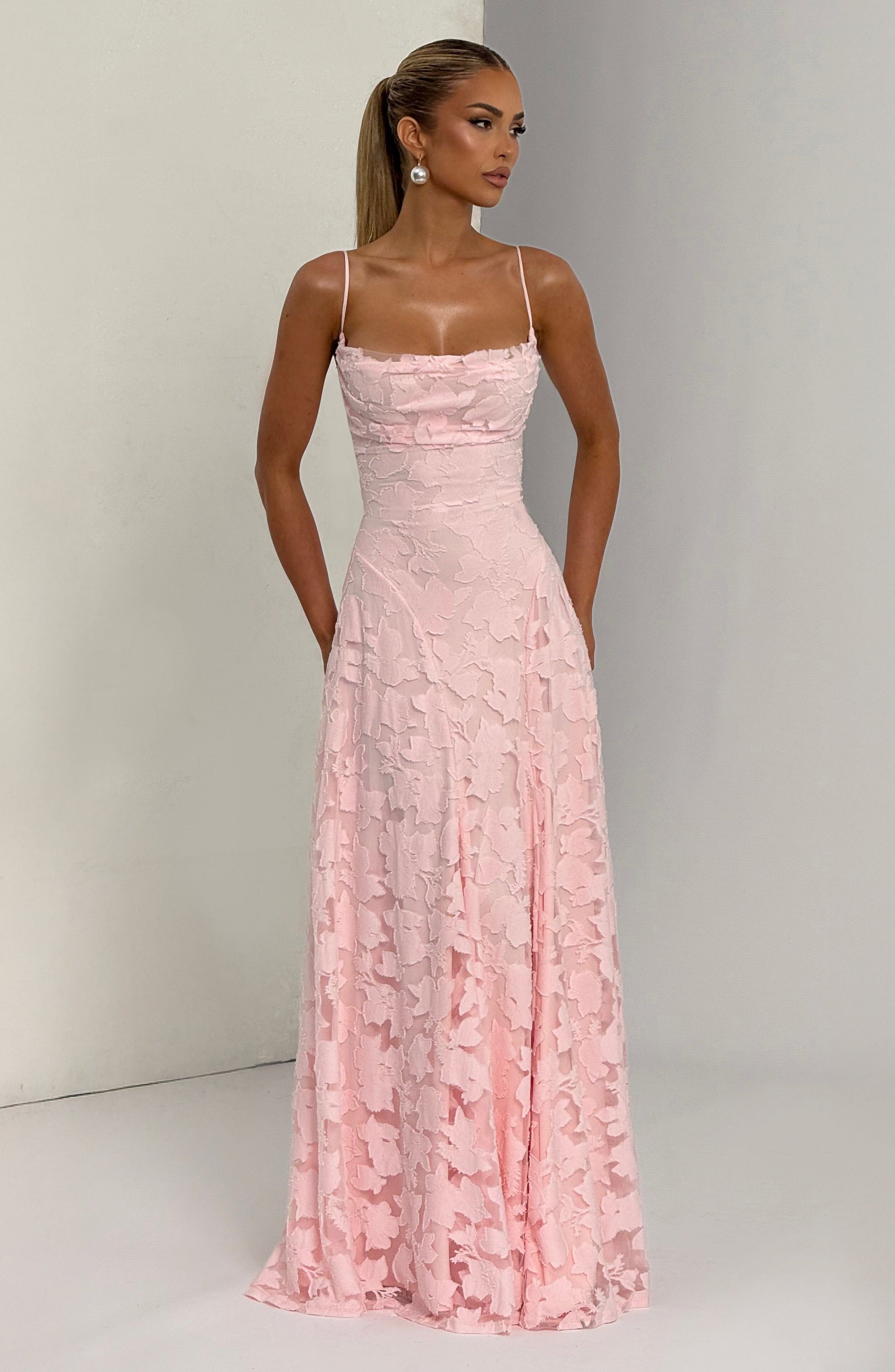 Francis Floral Maxi Dress - Blush