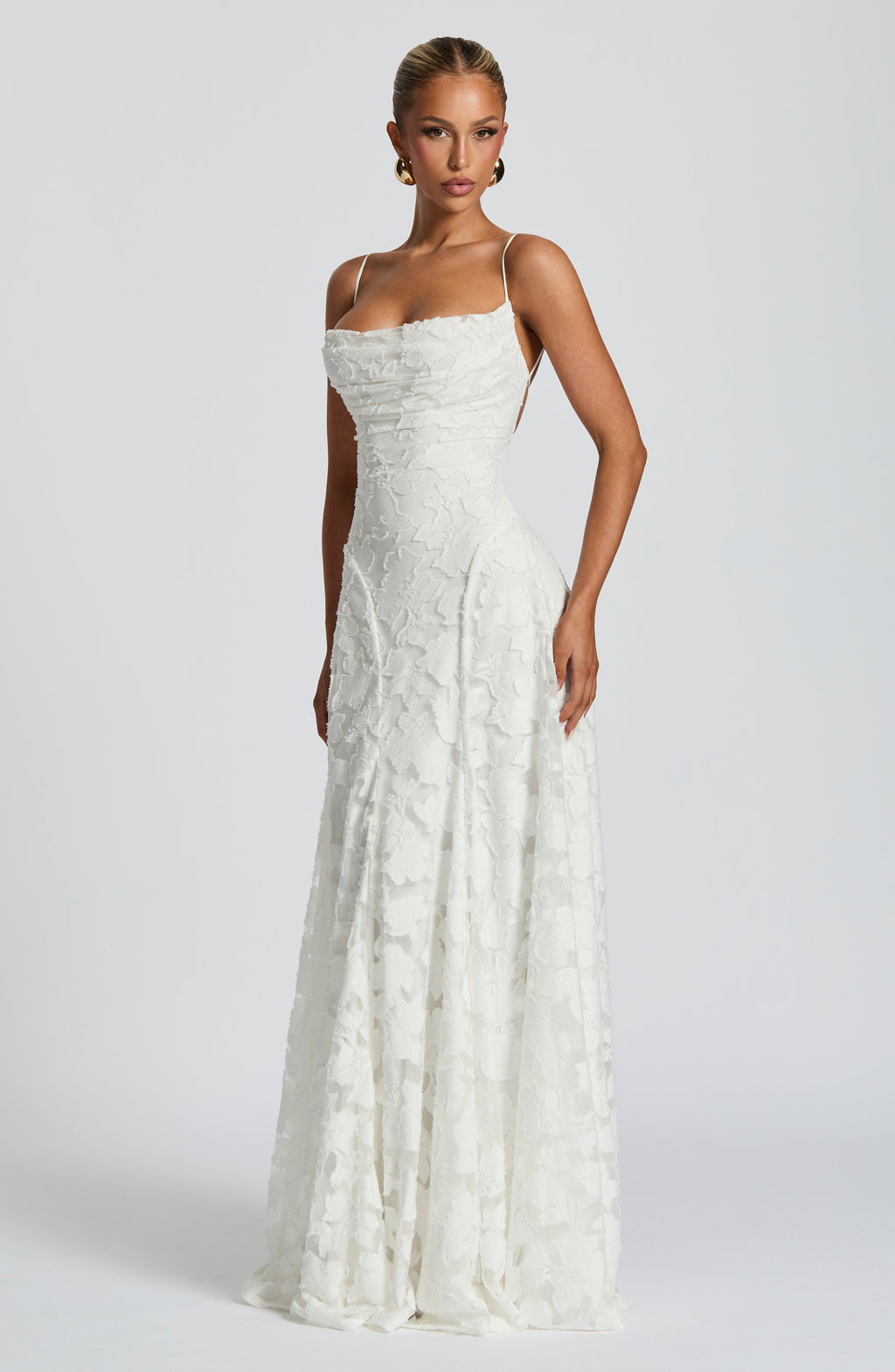 Francis Floral Maxi Dress - Ivory