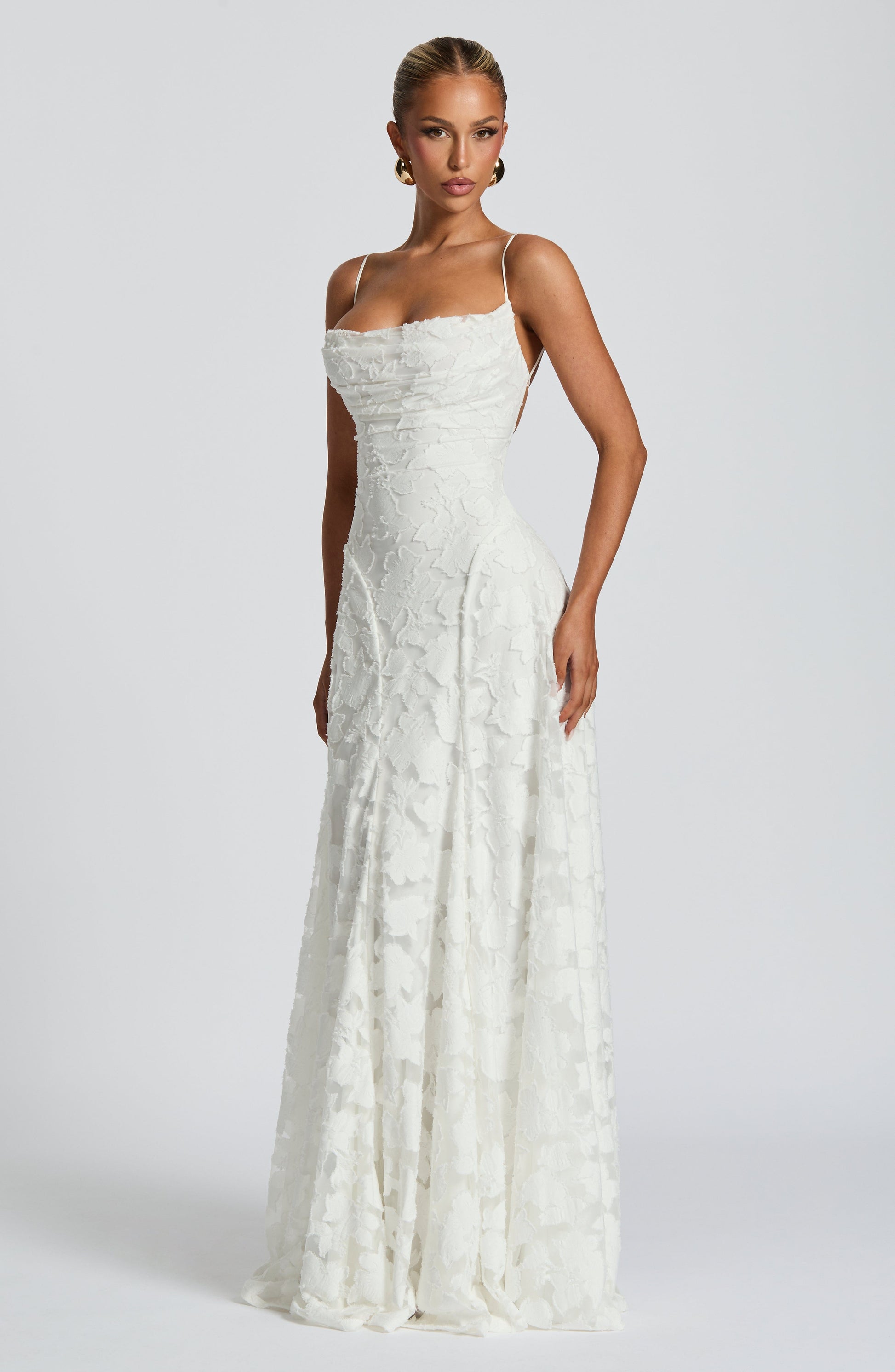 Francis Floral Maxi Dress - Ivory