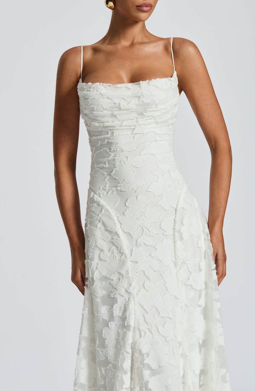 Francis Floral Maxi Dress - Ivory