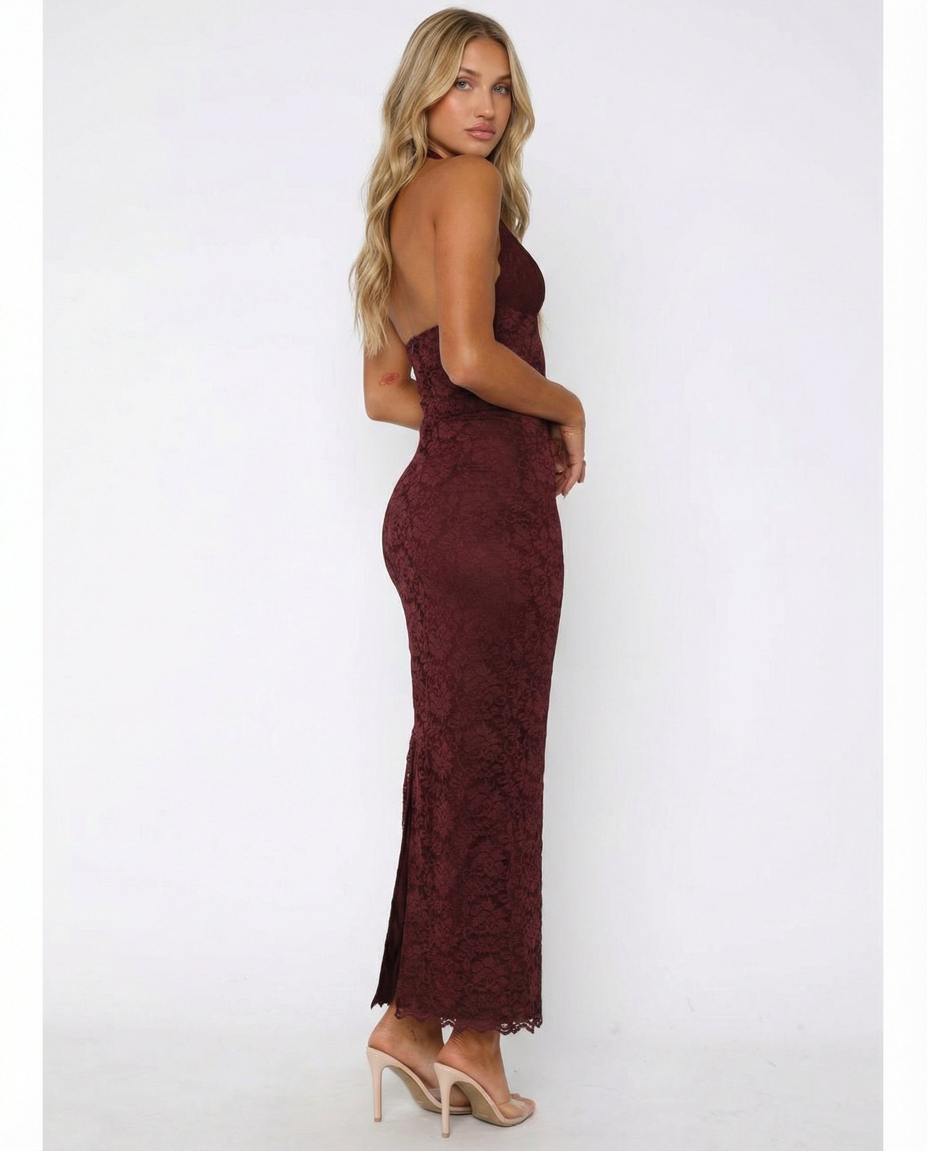 Aria - Lace Me Maxi Dress