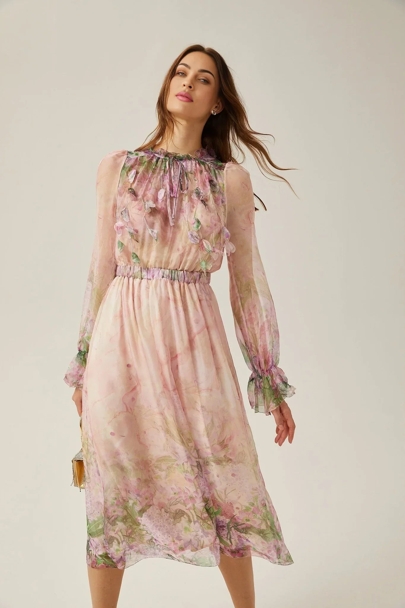 Alice - Floral Midi Dress