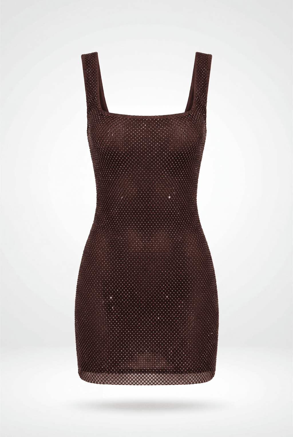 Lucia Mini Dress in Brown