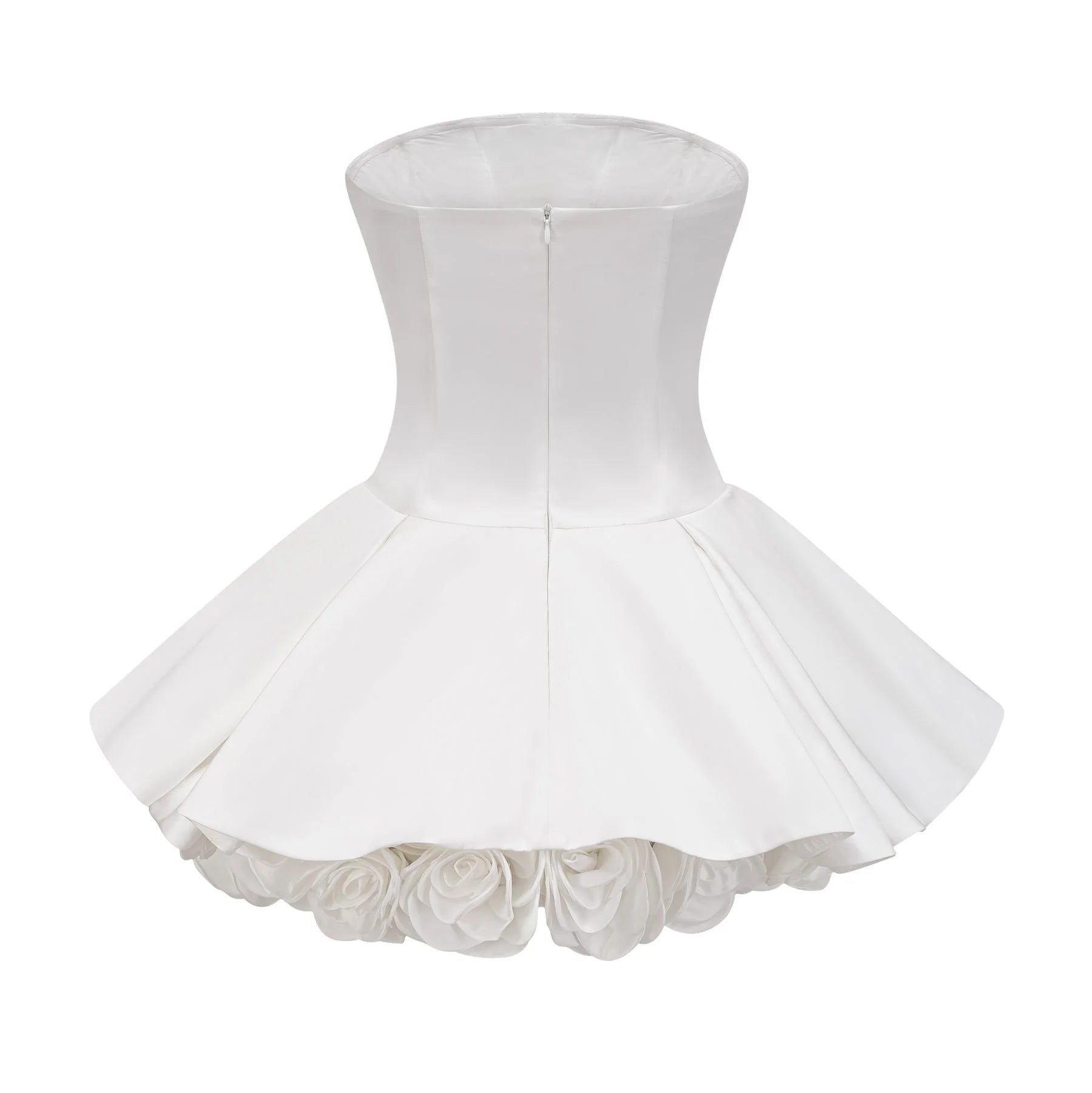 Bettina - White Layered Mini Dress