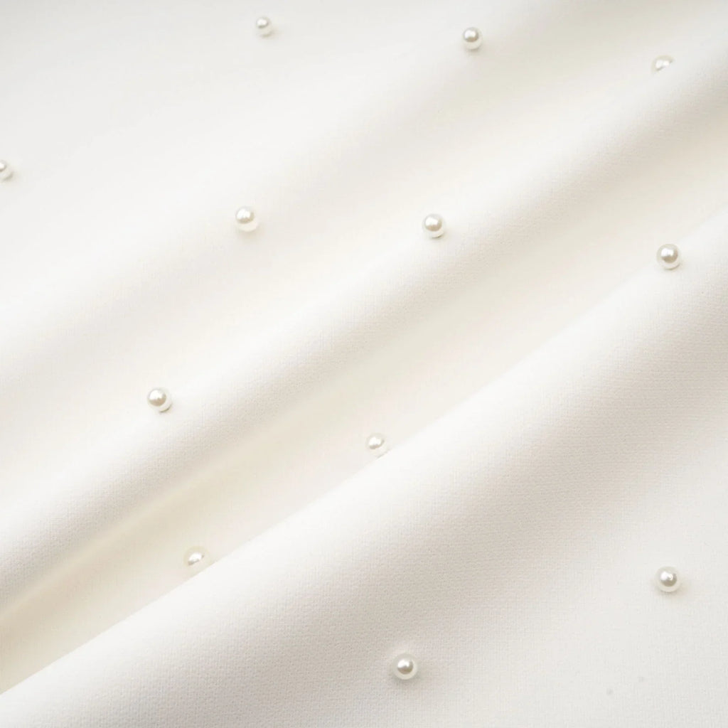 Abigail - White Pearl Maxi Dress