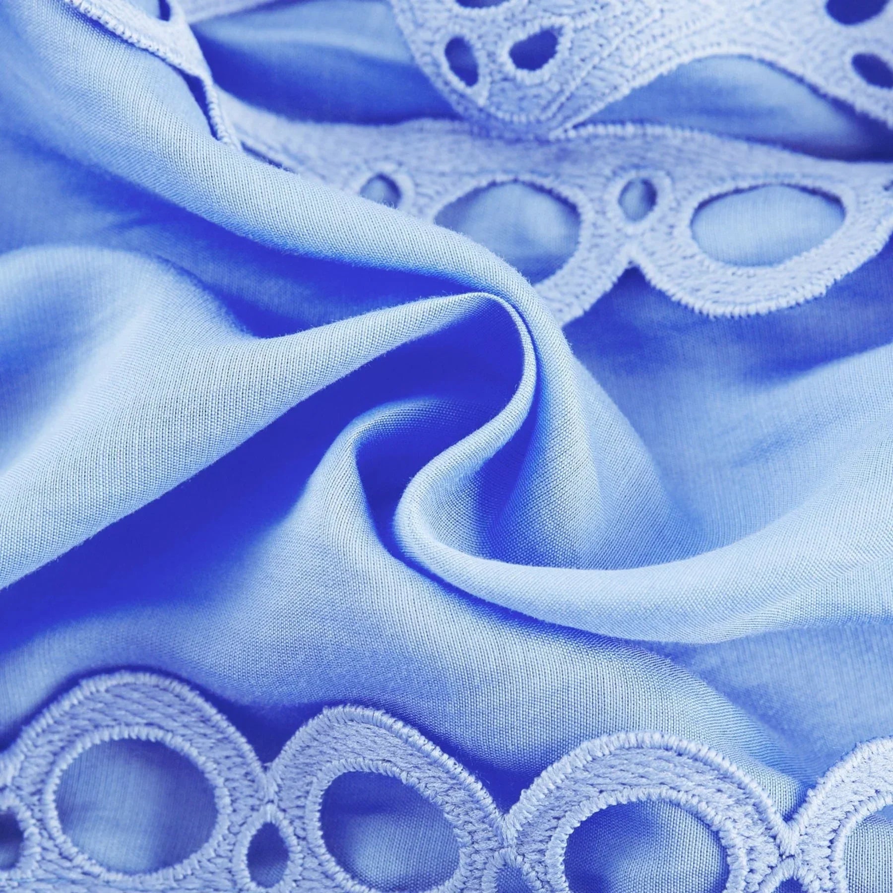 Audrey - Blue Cut Out Belted Mini Dress