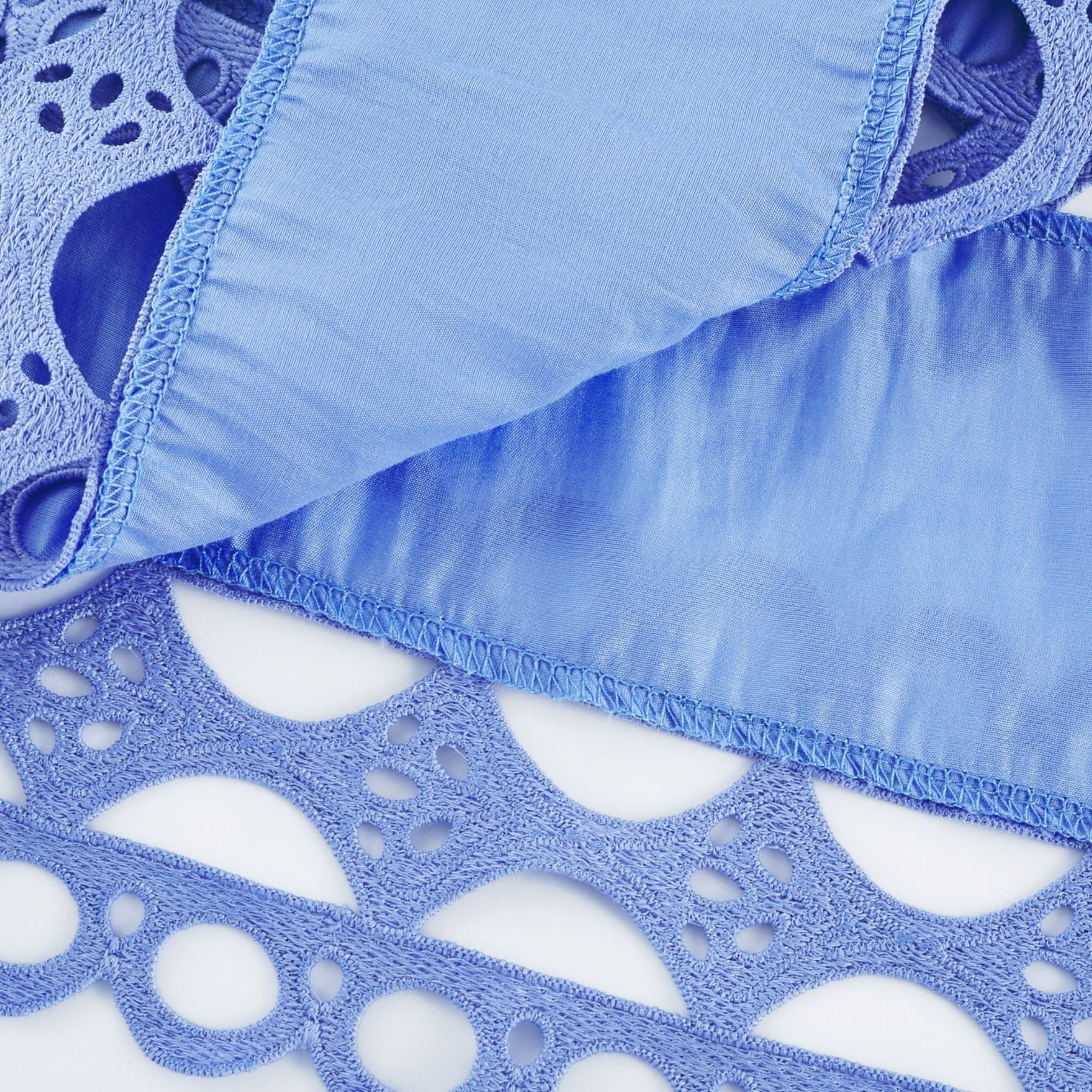 Audrey - Blue Cut Out Belted Mini Dress