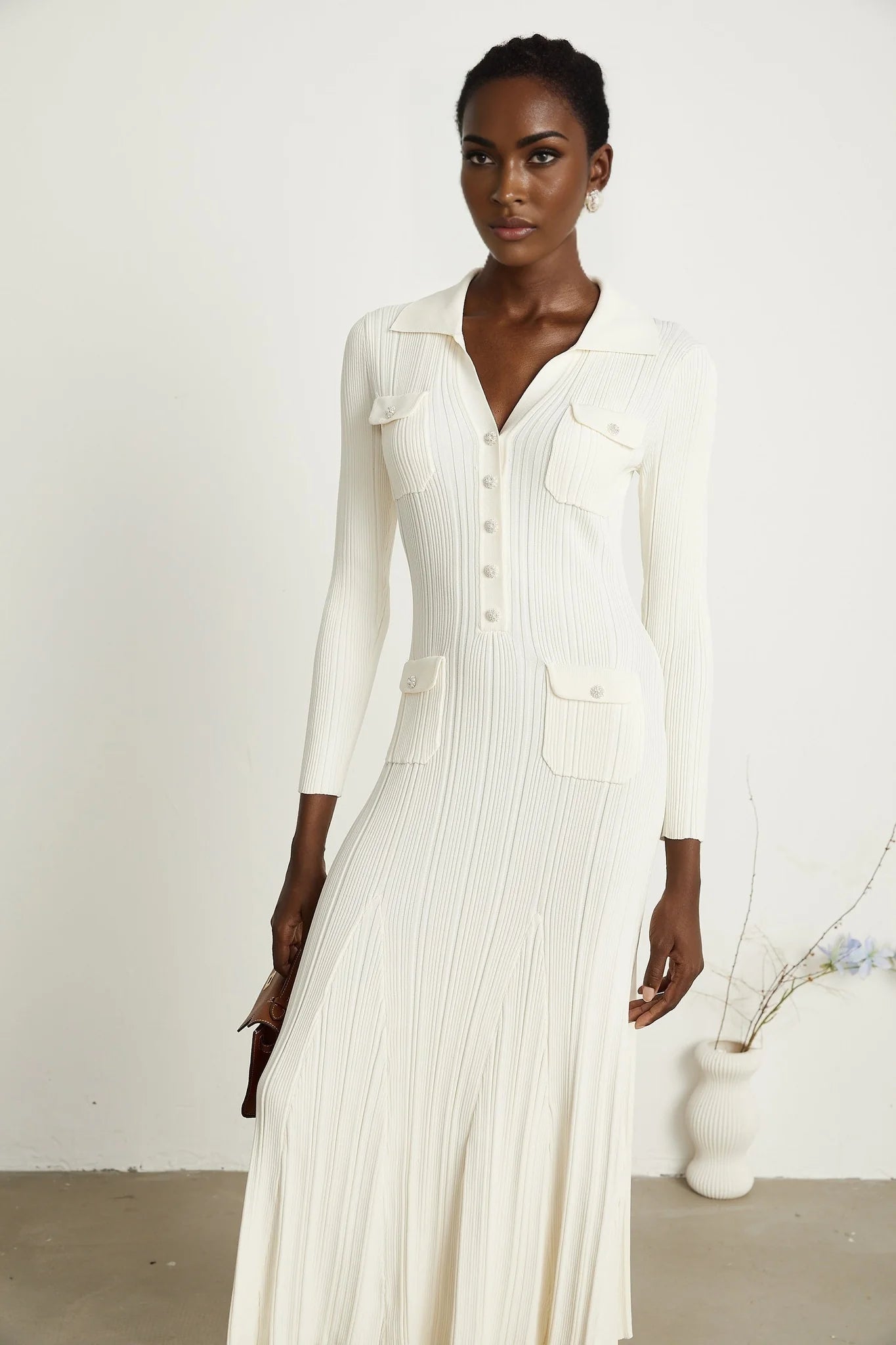 Harlow - Knit Midi Dress