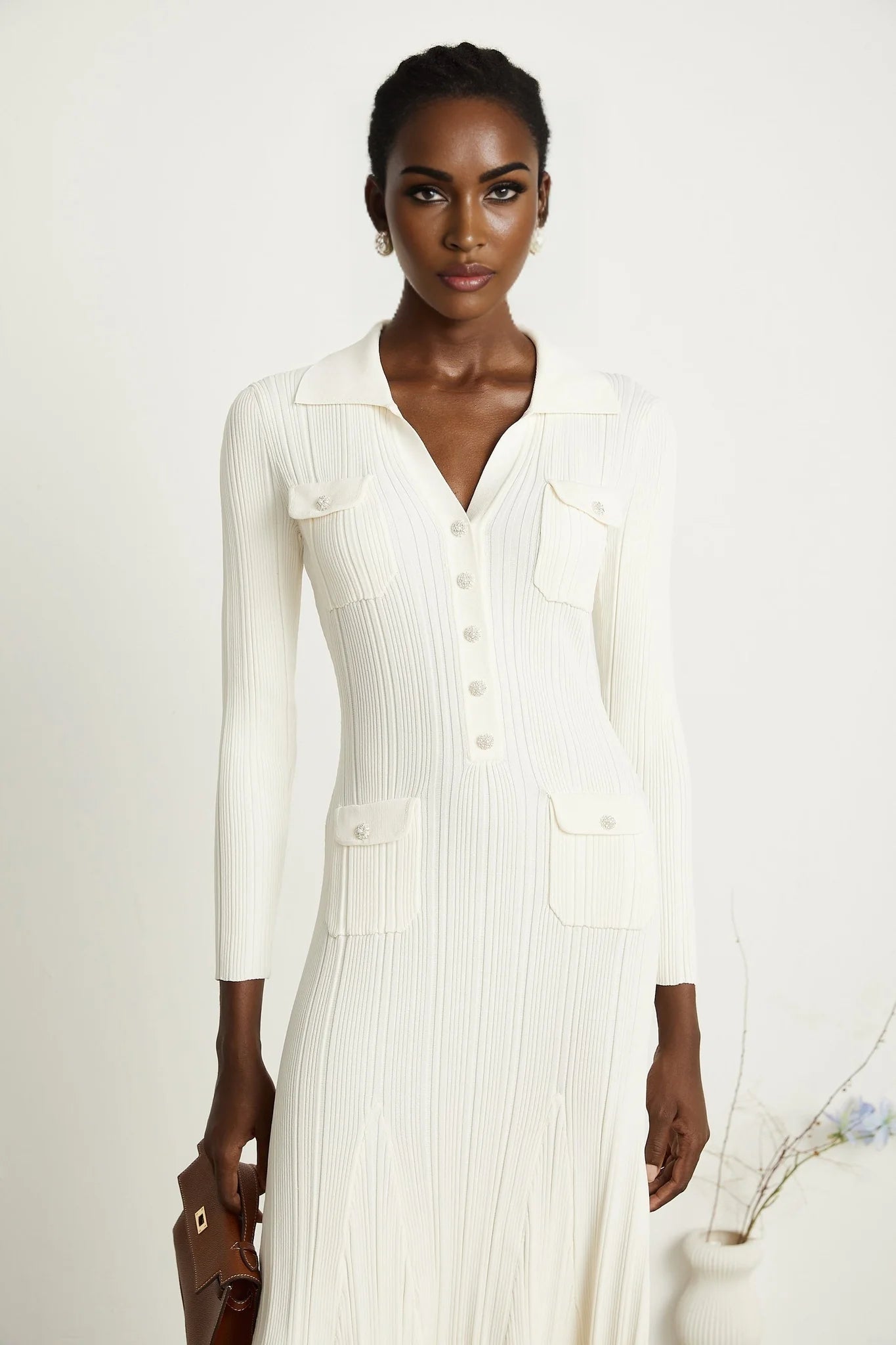 Harlow - Knit Midi Dress