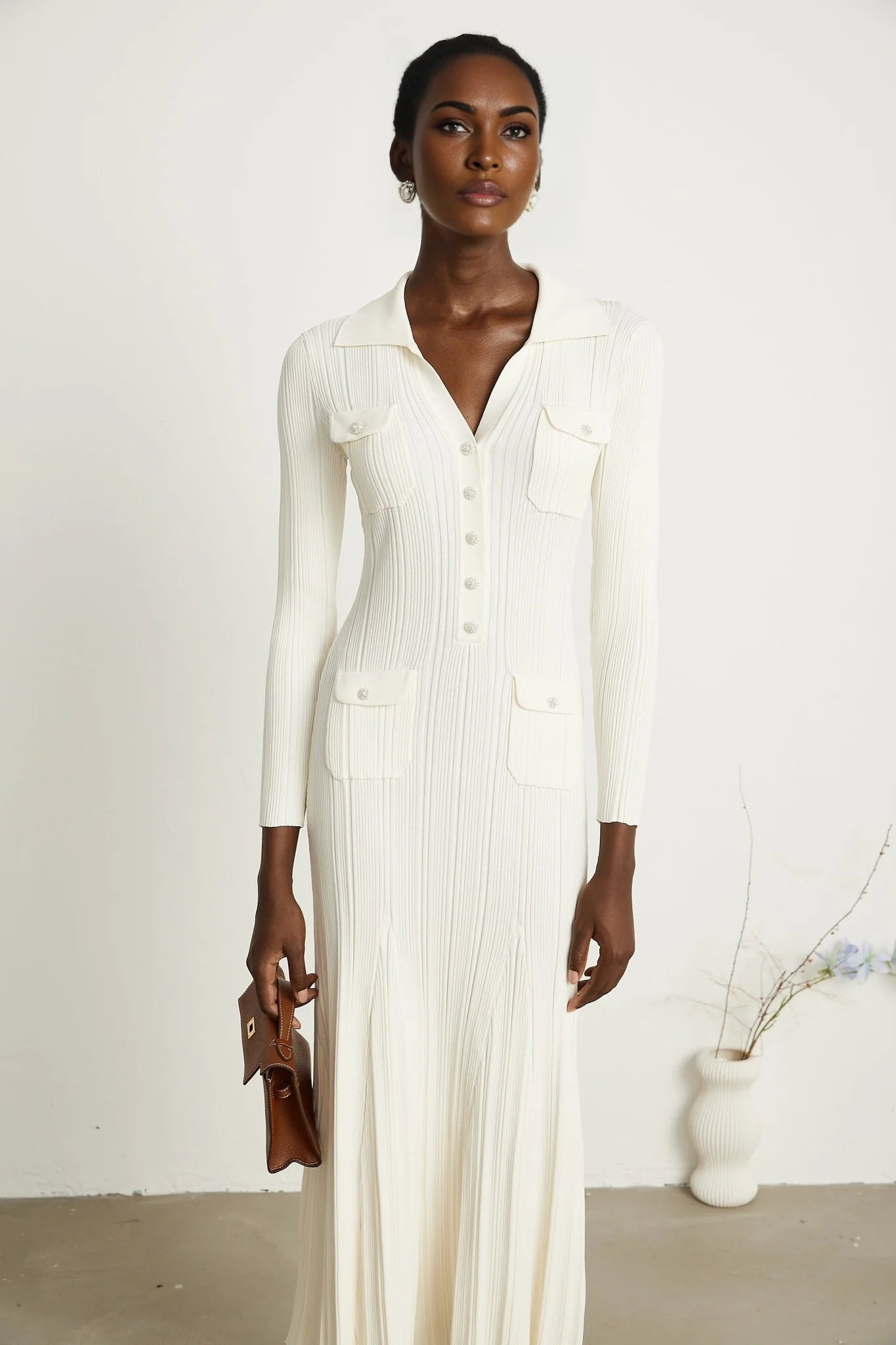 Harlow - Knit Midi Dress