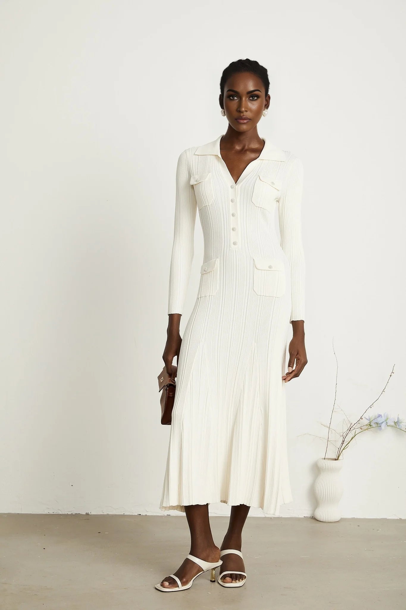 Harlow - Knit Midi Dress