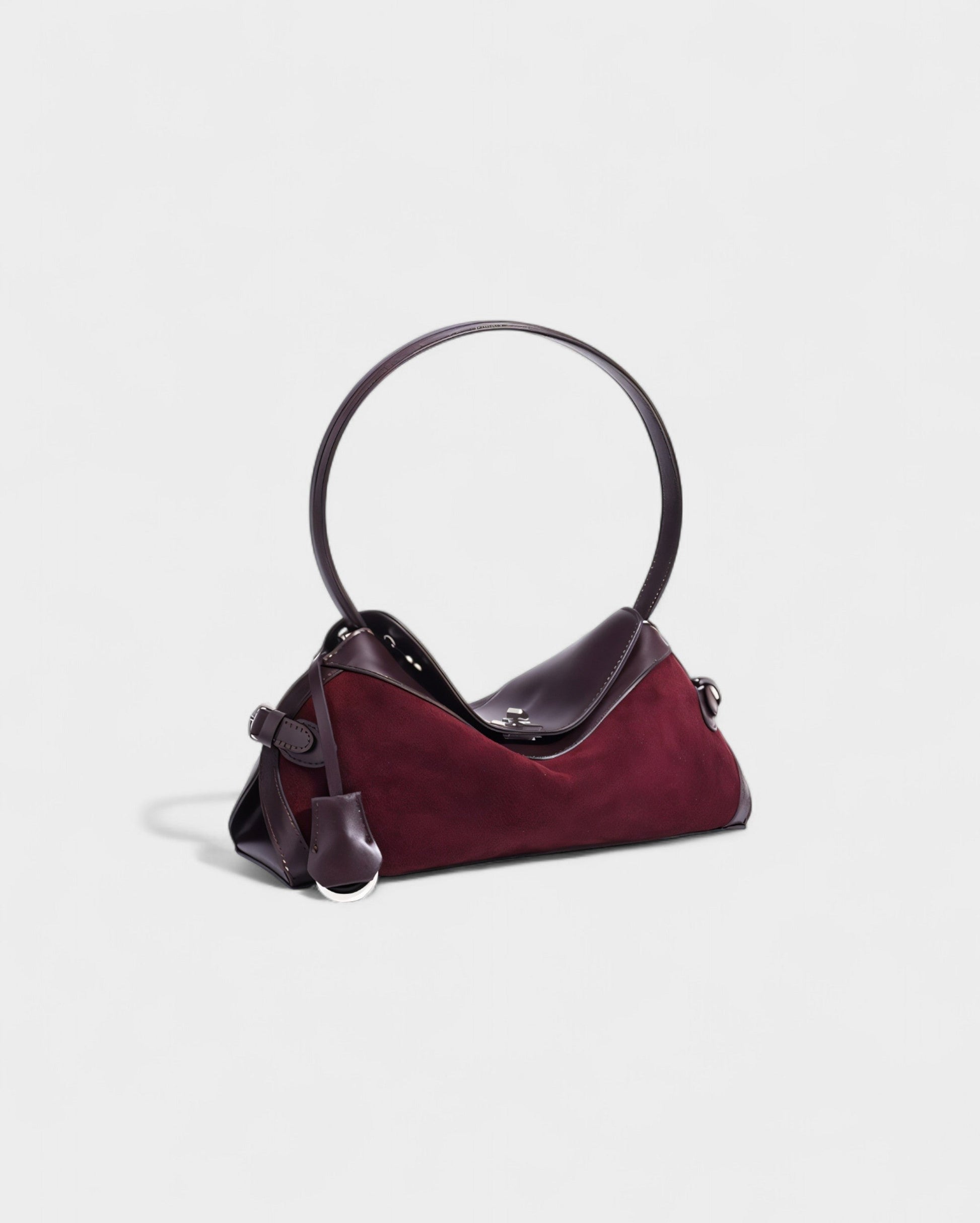 PRIELLE Round Handle Shoulder Bag