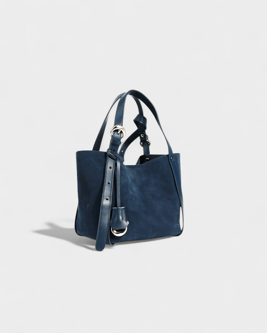 THESSA Faux Suede Shoulder Bag