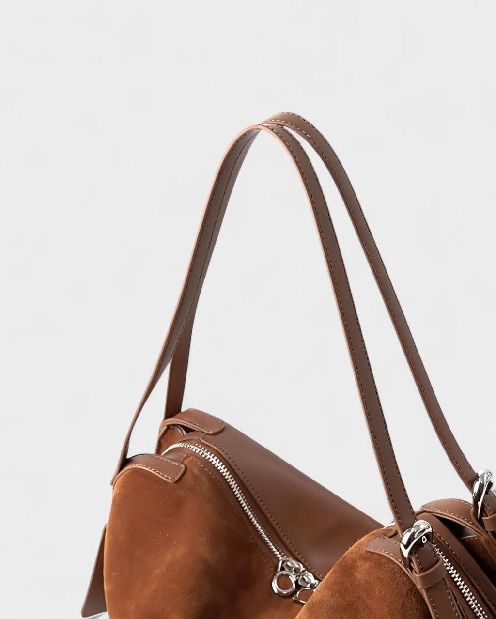 HARESHA Double-Strap Slouch Shoulder Bag