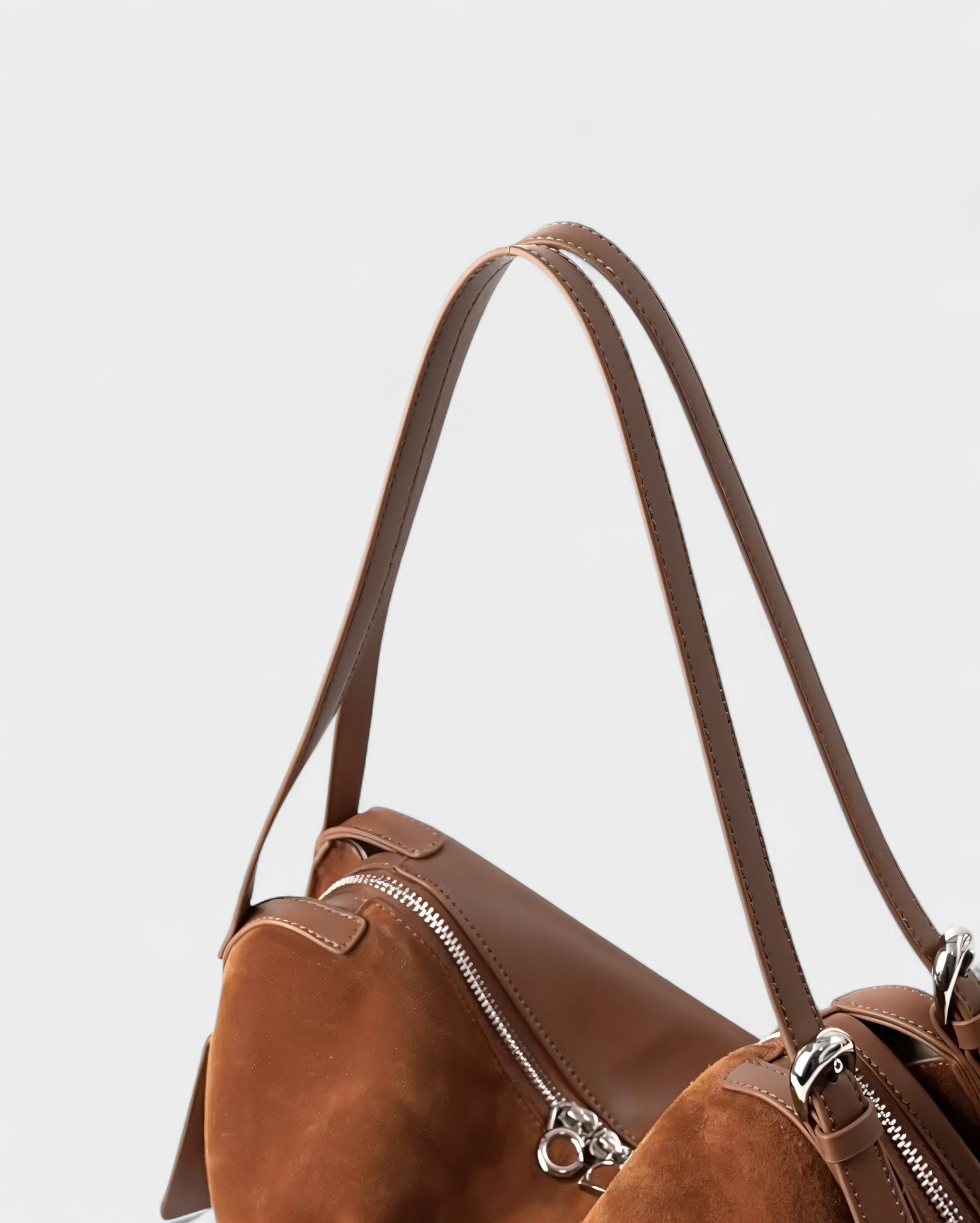 HARESHA Double-Strap Slouch Shoulder Bag