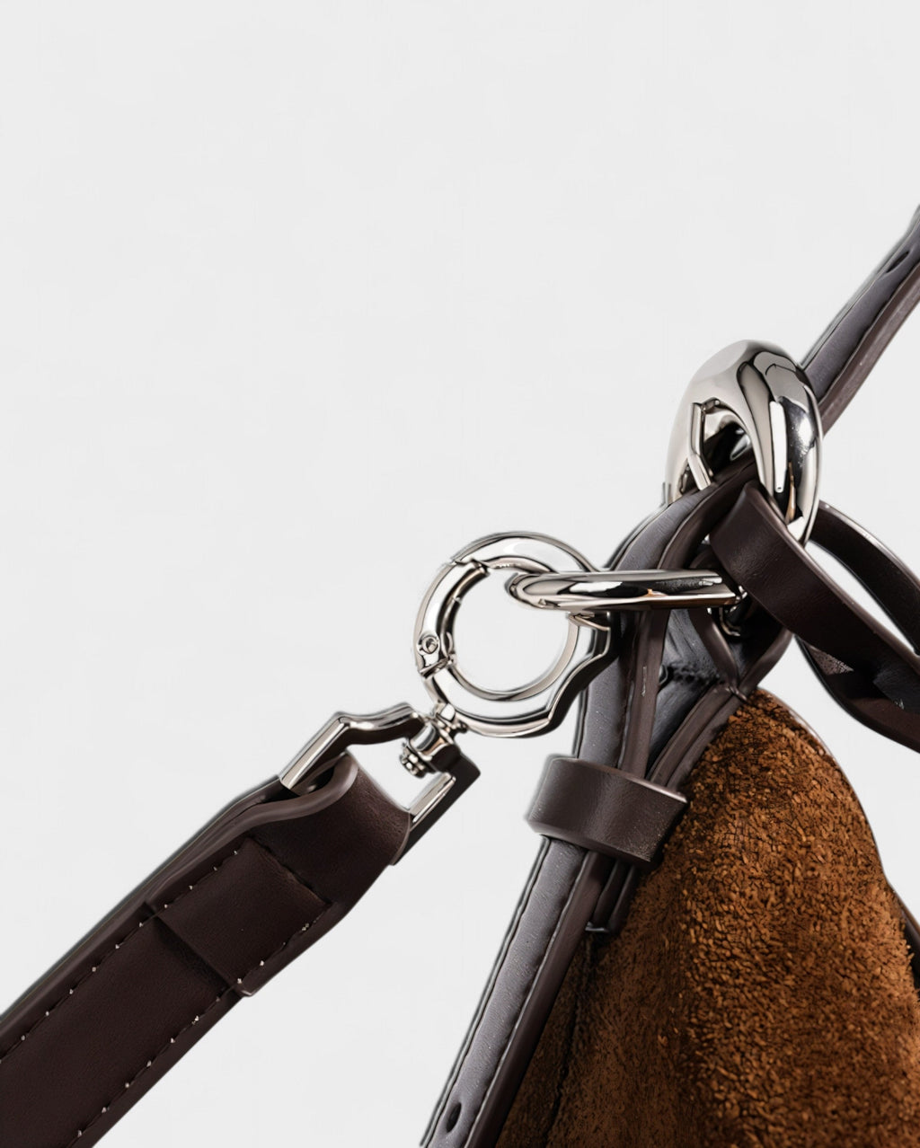 MAVINA Suede Tote Shoulder Bag