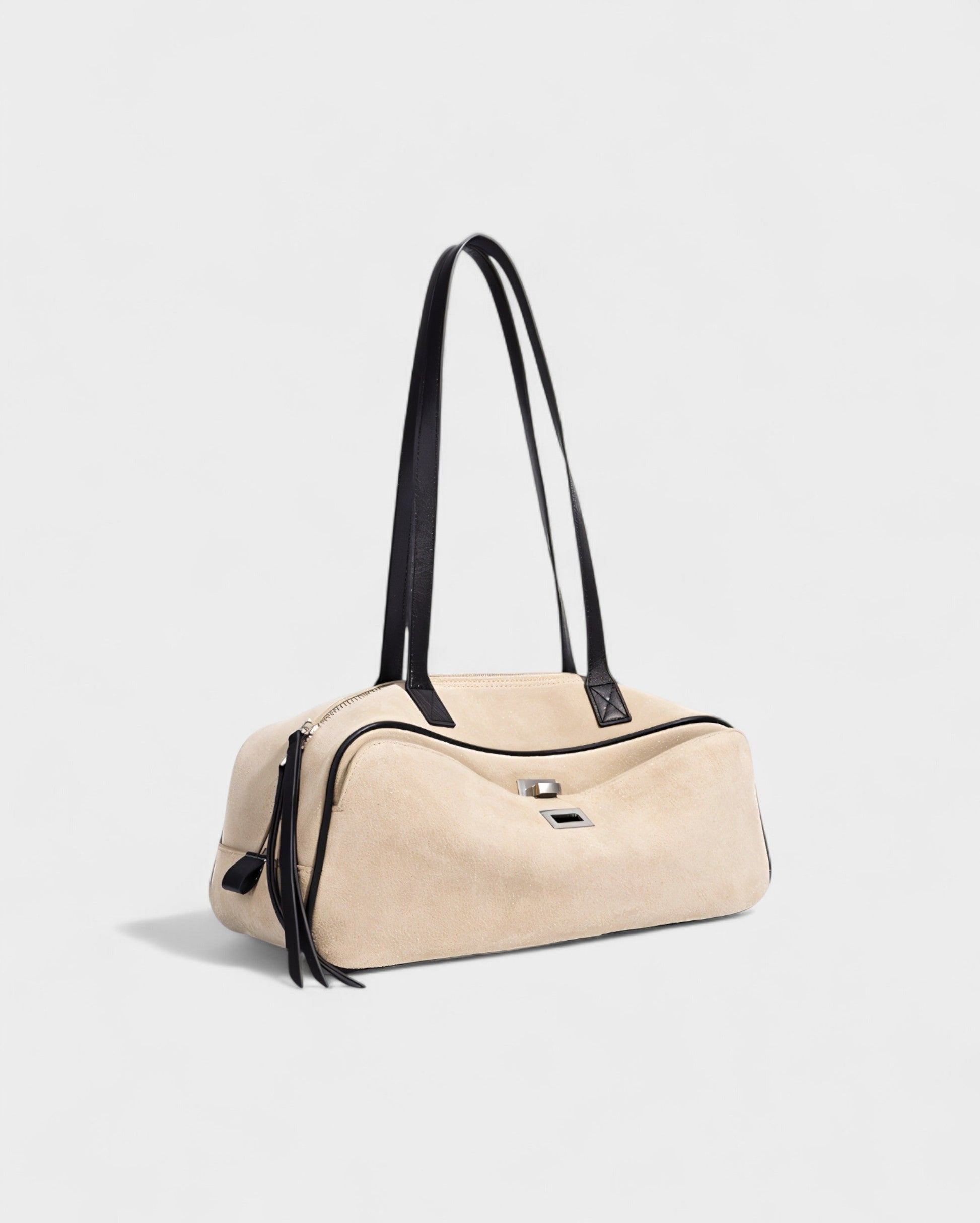 SOREN Rectangular Turn-Lock Shoulder Bag