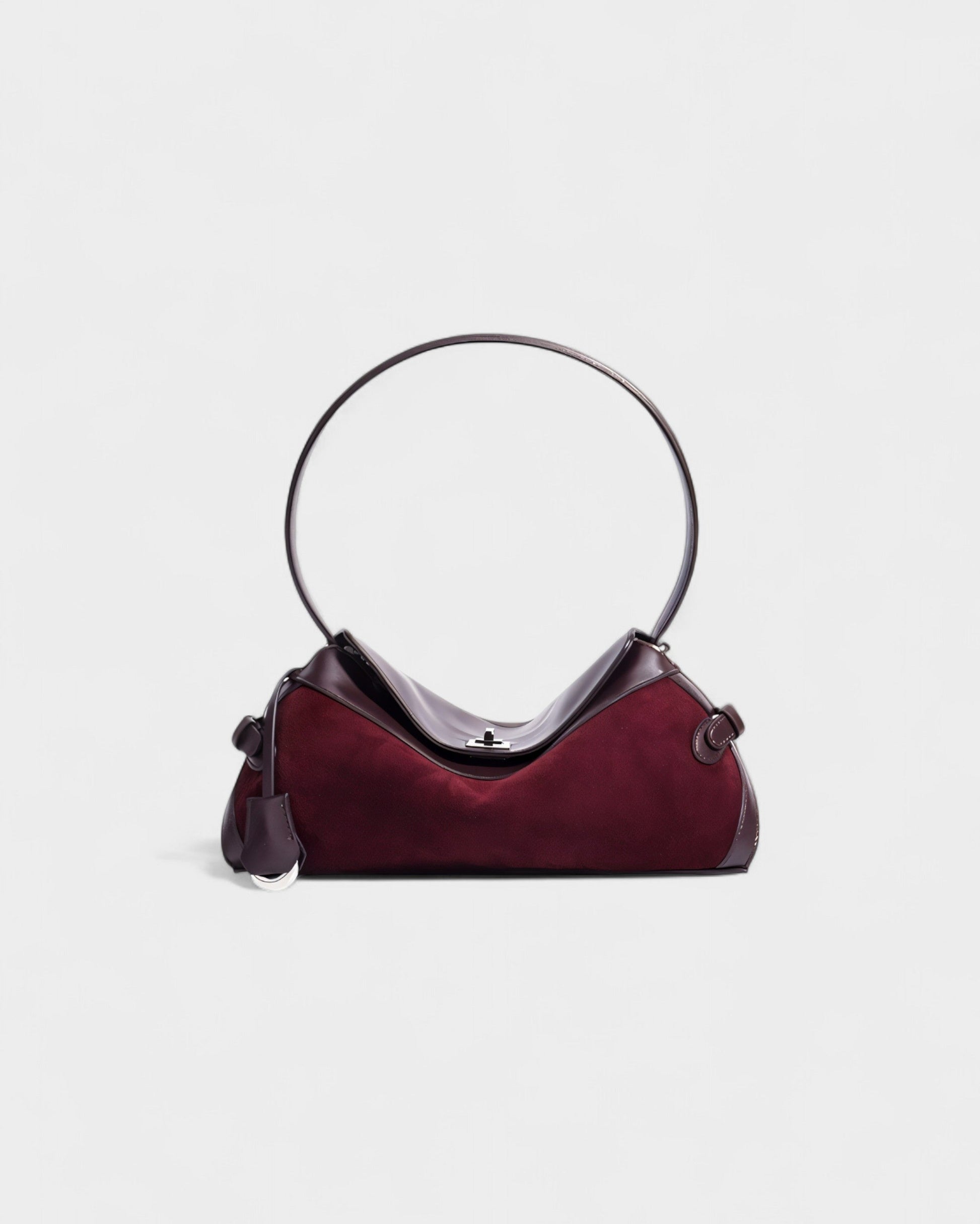 PRIELLE Round Handle Shoulder Bag