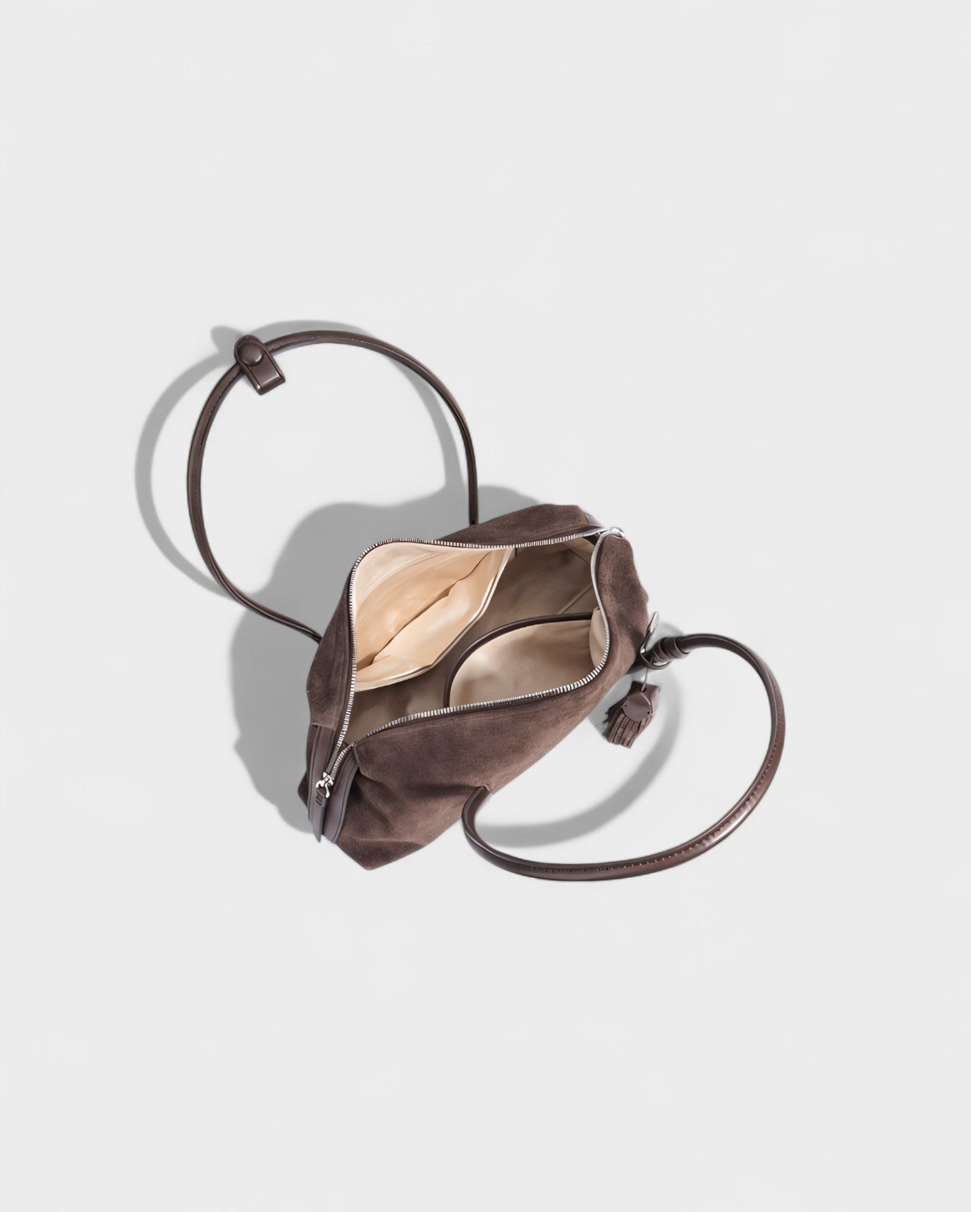 SELORA Tassel Handle Shoulder Bag