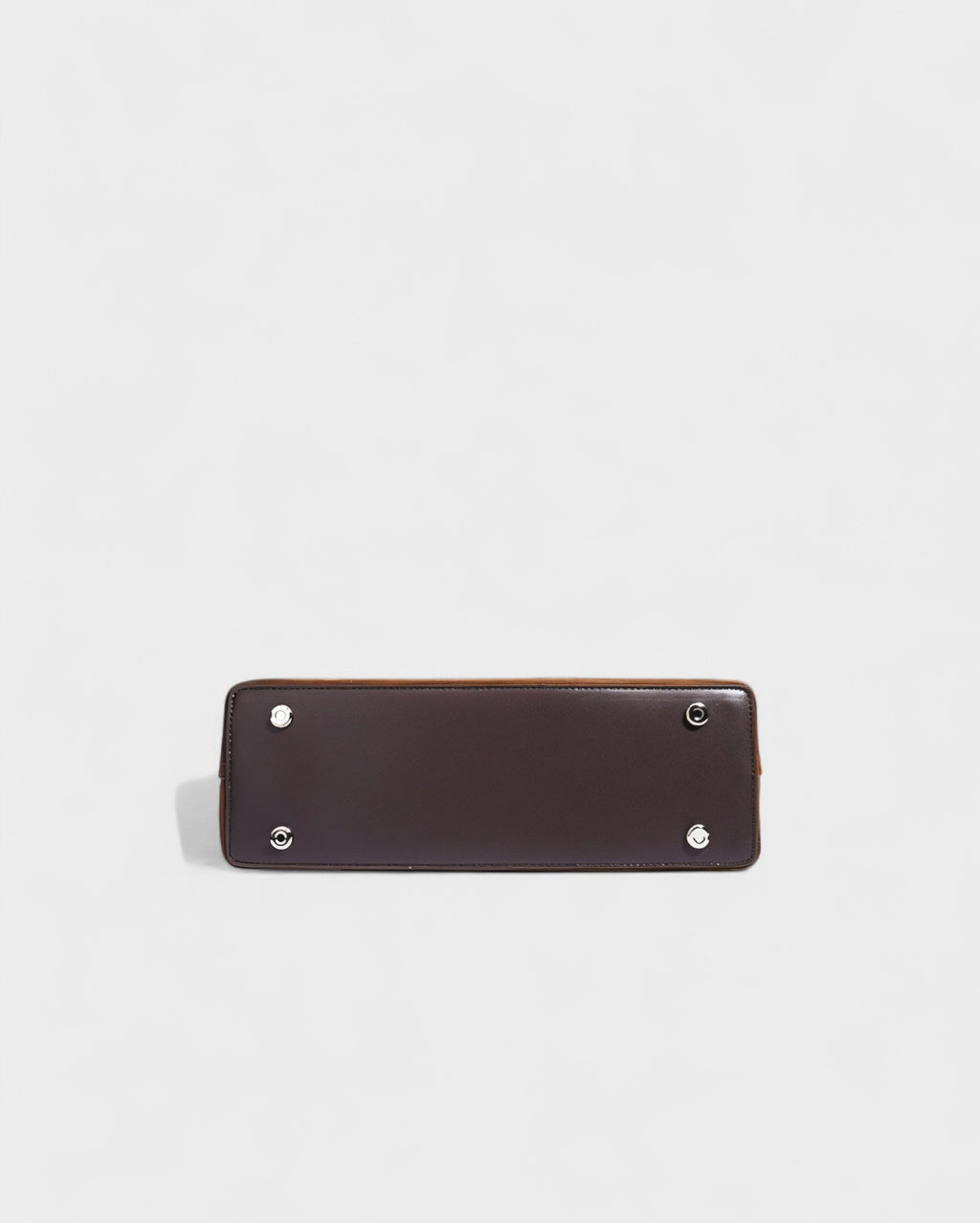 OLGA Structured Faux Suede Handle Bag