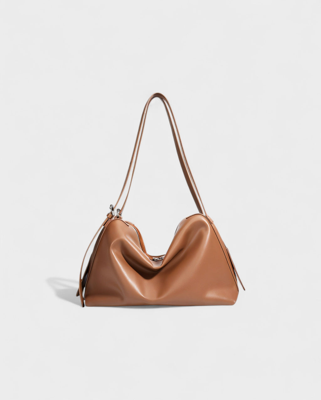 HARESHA Double-Strap Slouch Shoulder Bag