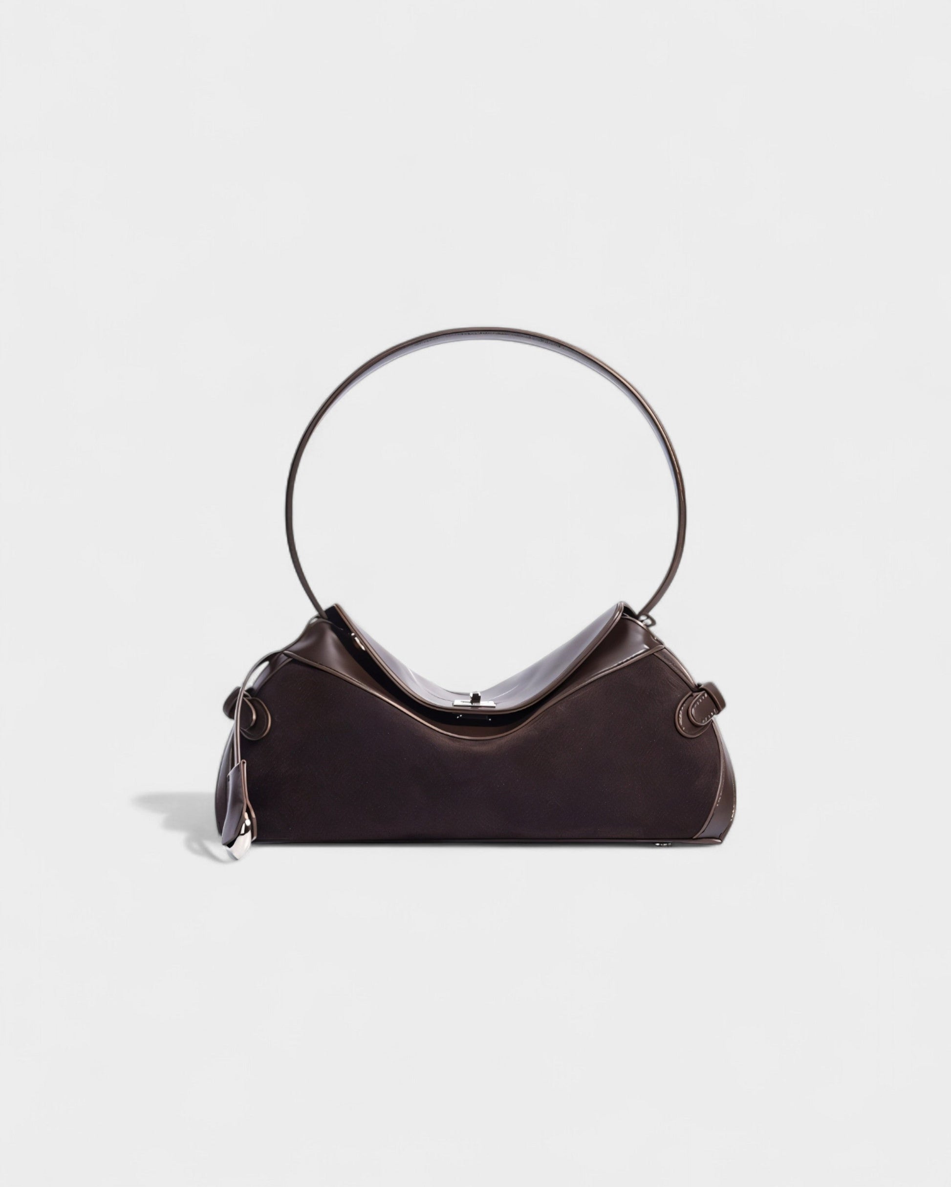 PRIELLE Round Handle Shoulder Bag