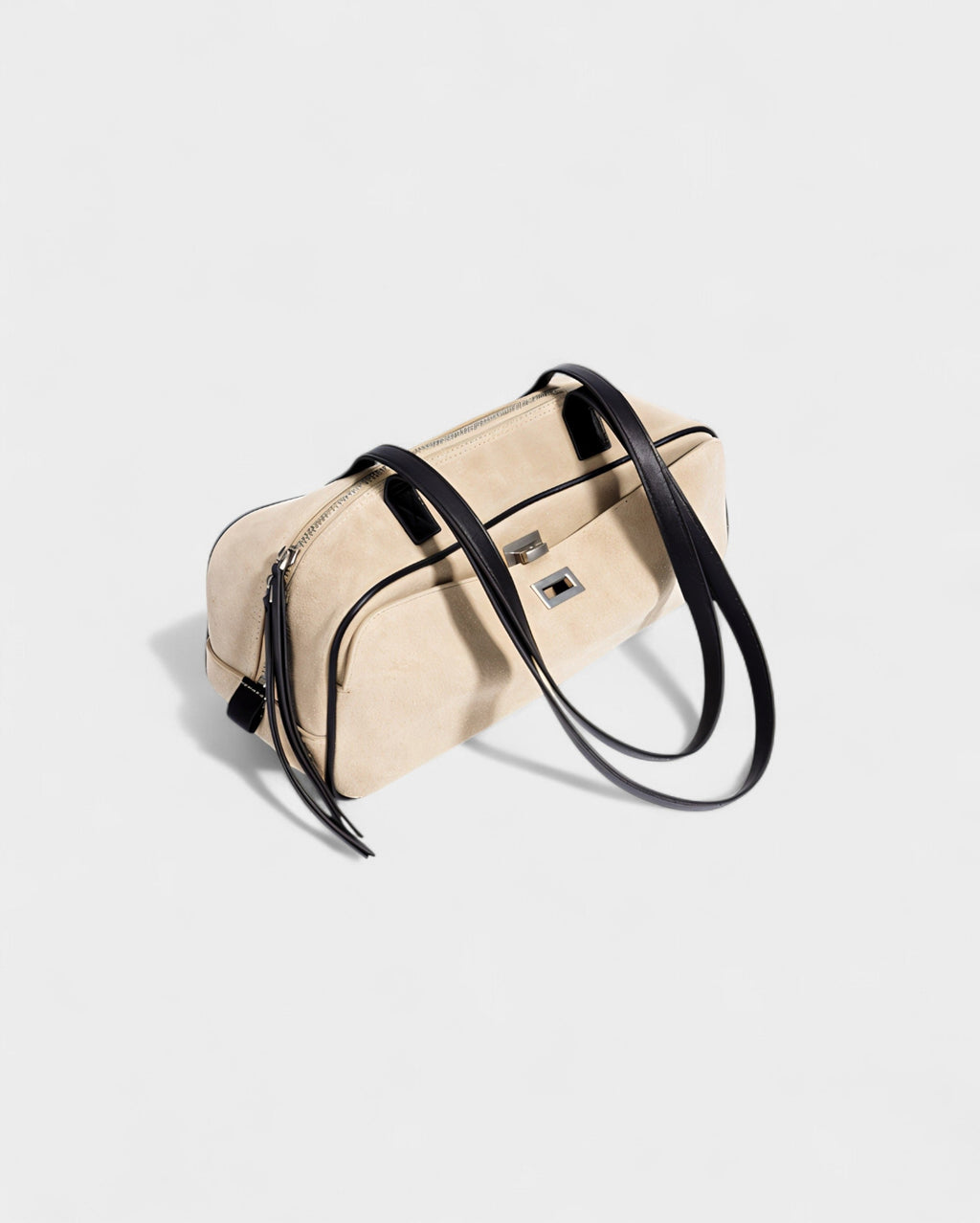 SOREN Rectangular Turn-Lock Shoulder Bag