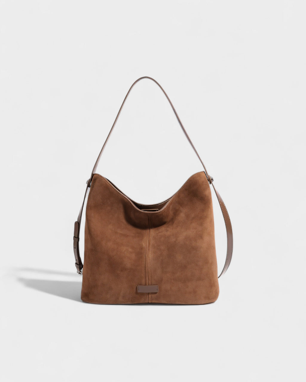 AYLIN Faux Suede Slouch Shoulder Bag