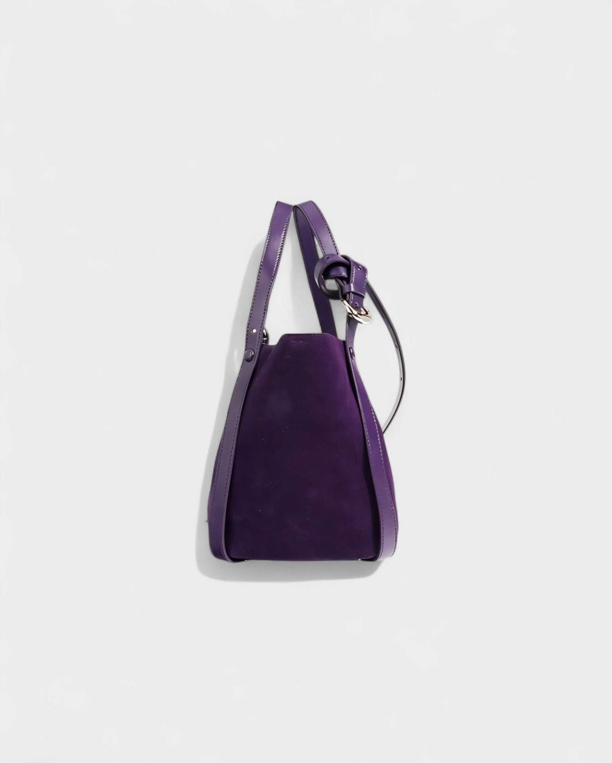 THESSA Faux Suede Shoulder Bag