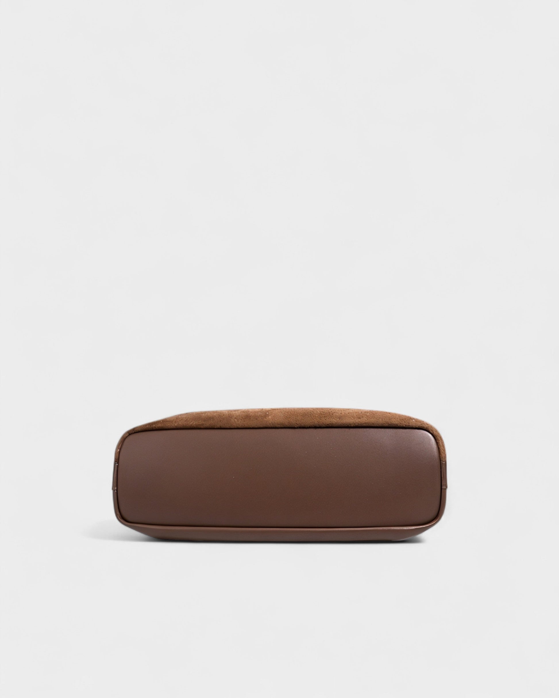 YENNA Faux Suede Dumpling Shoulder Bag