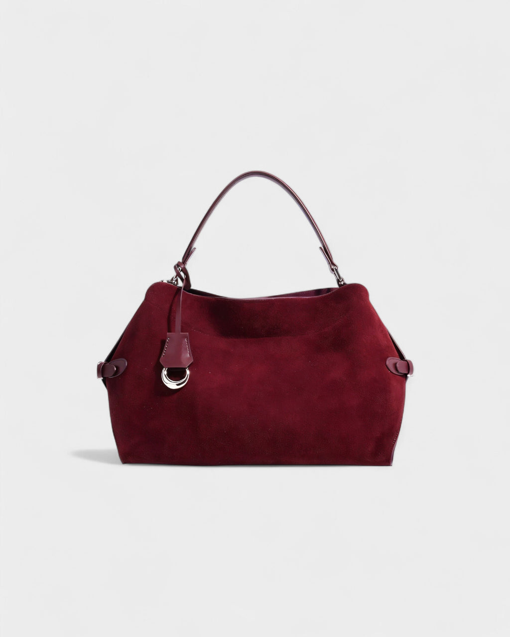 RIZANA Faux Suede Satchel Bag
