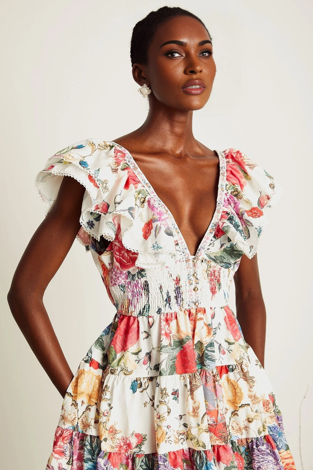 Beatrice - Crystal Embellished Mini Dress