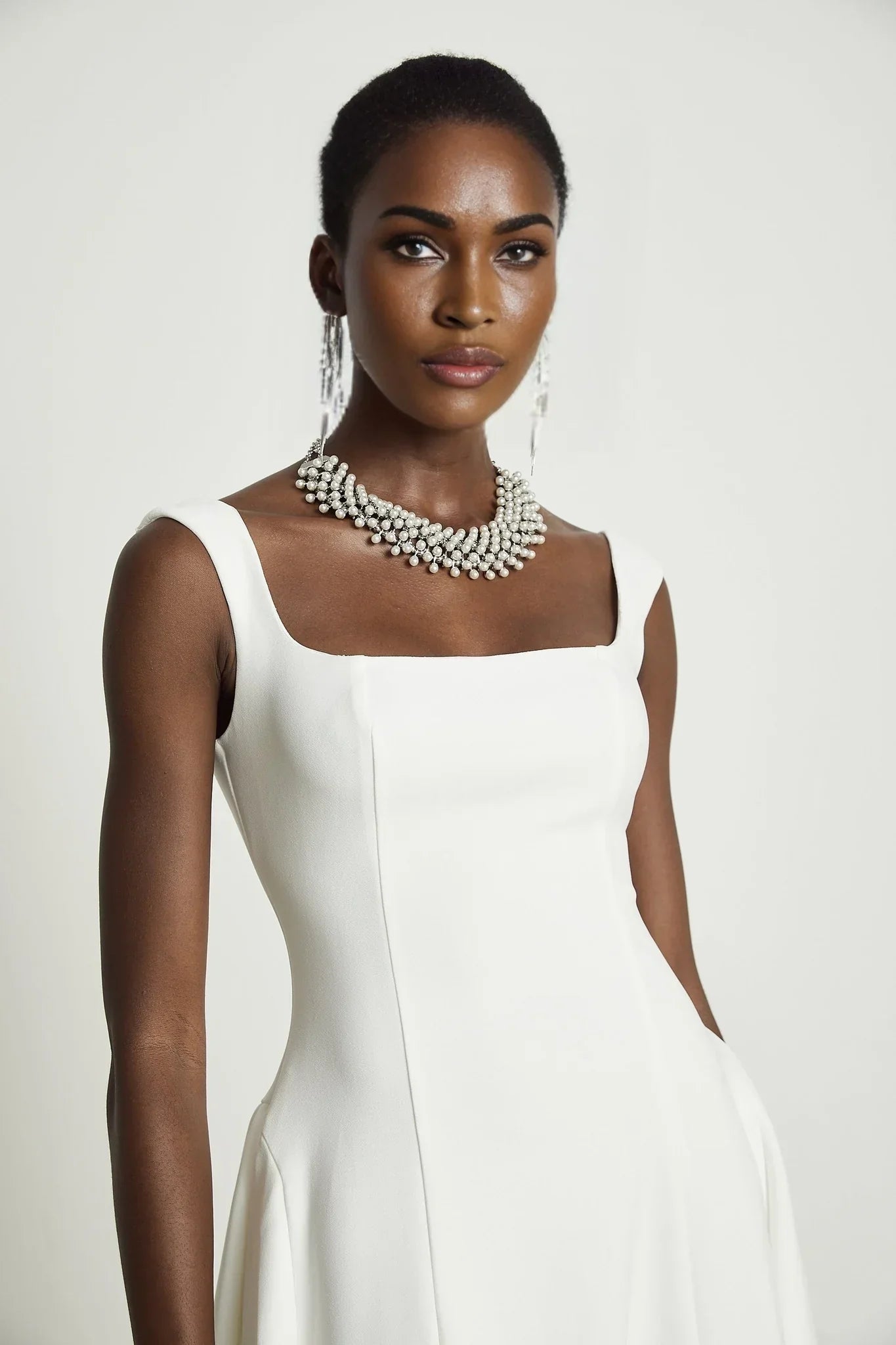 Leanna - White Midi Dress