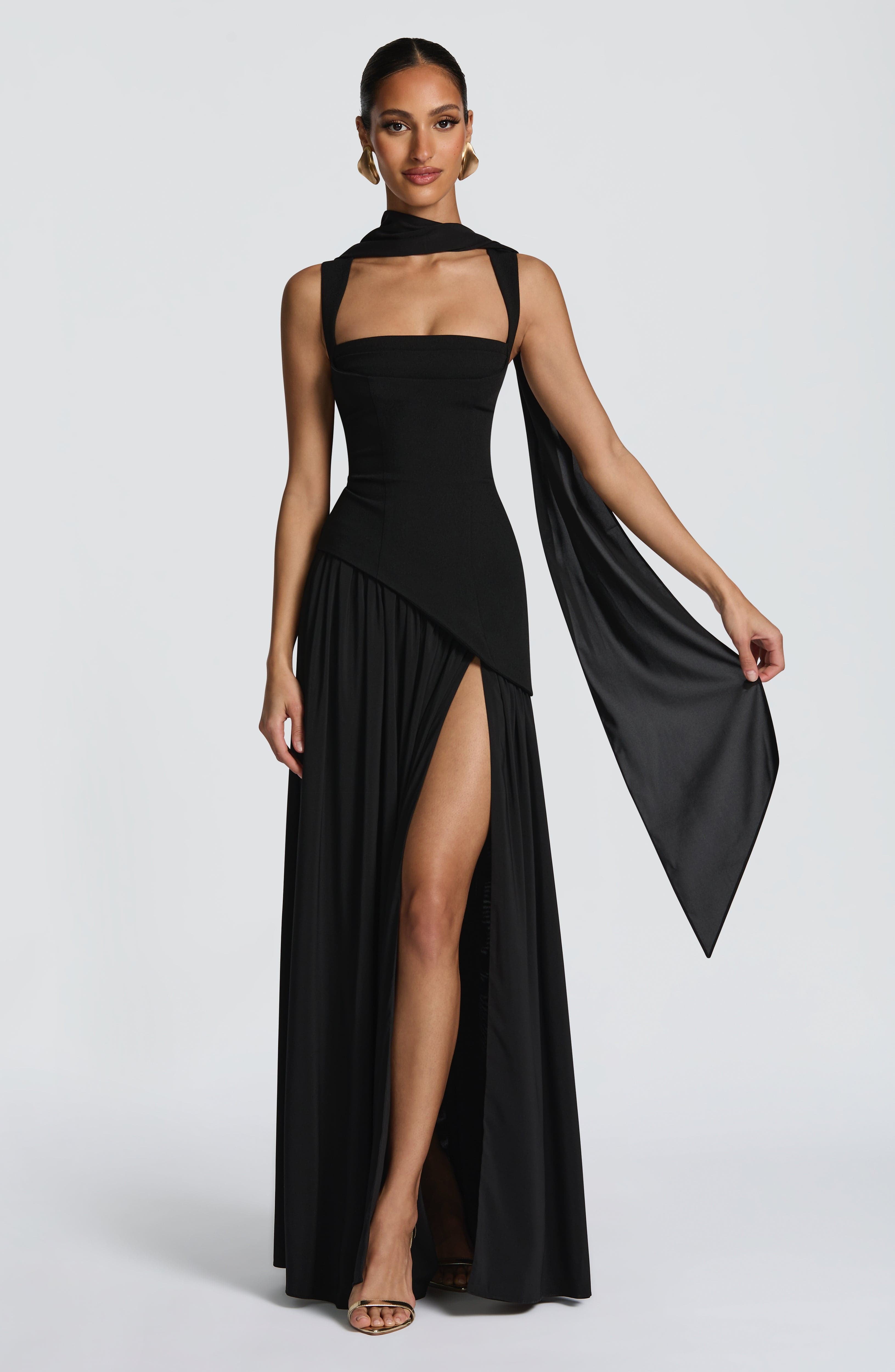 Laure - Black Maxi Dress