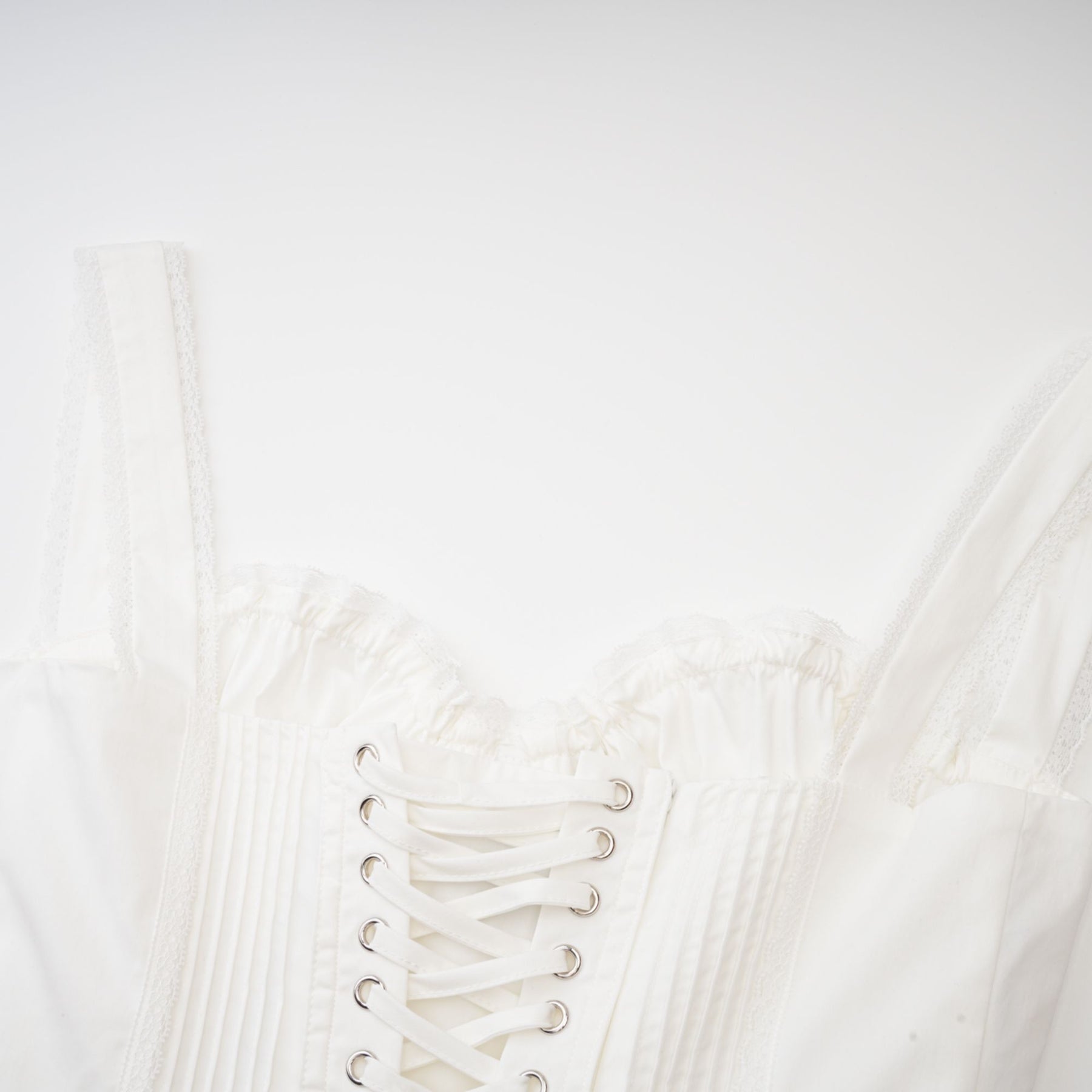 Camille - Corset-Style Front Tie Mini Dress