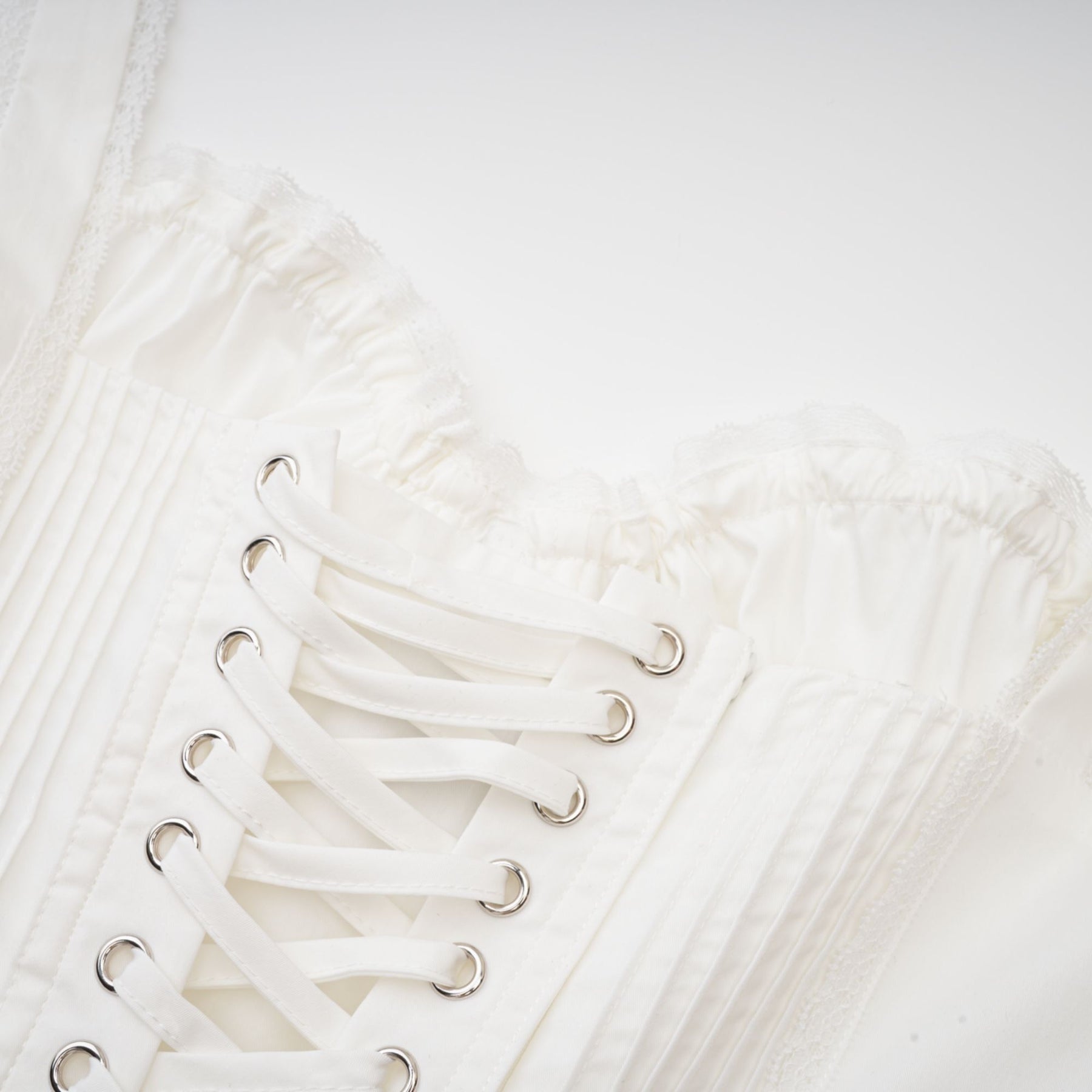 Camille - Corset-Style Front Tie Mini Dress