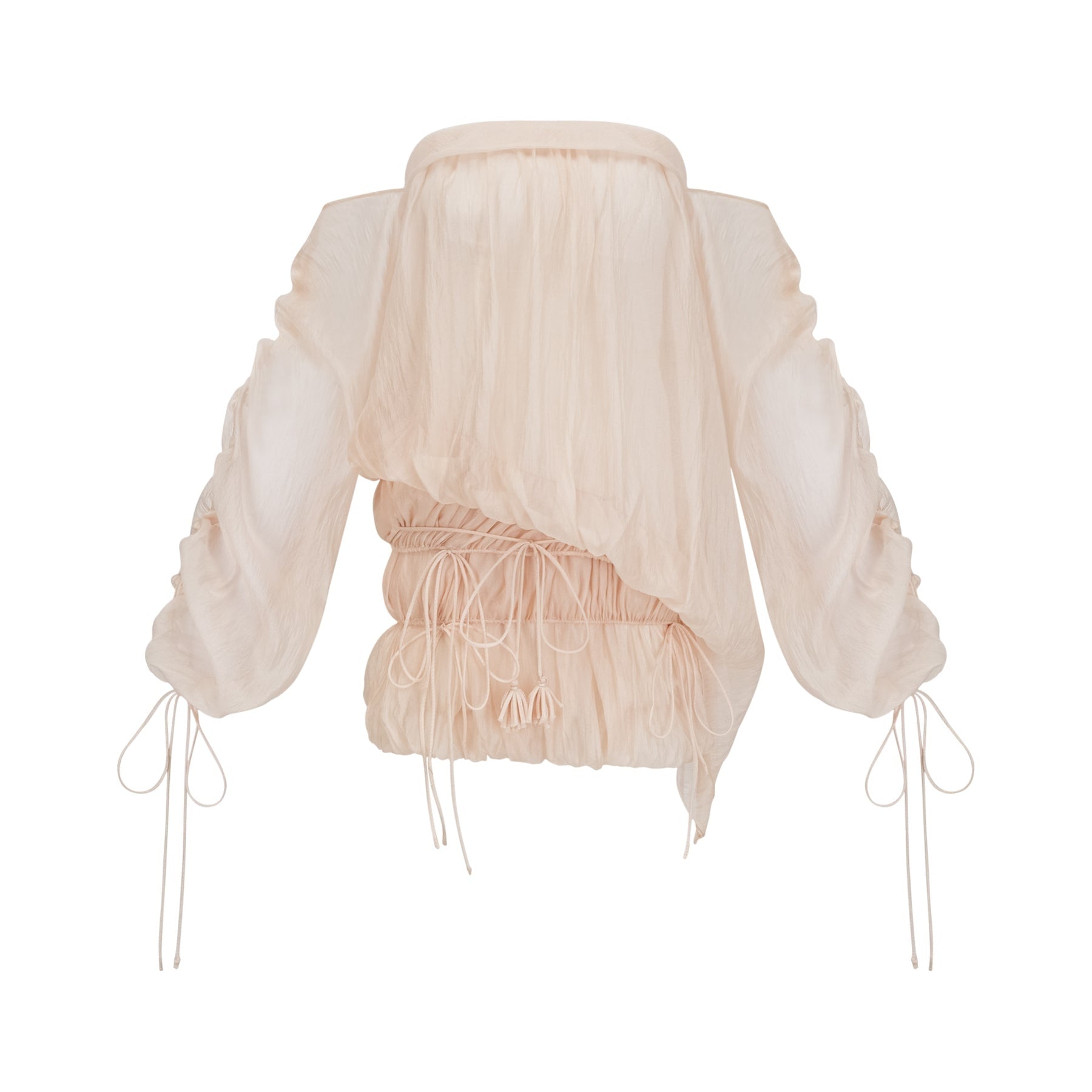 Amaya - Off-Shoulder Champagne Mini Dress