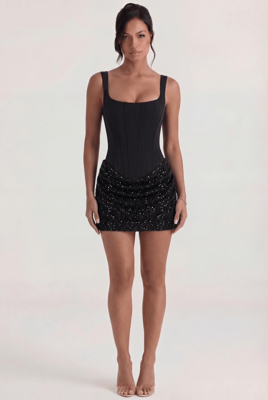 Yasmine Mini Dress in Black