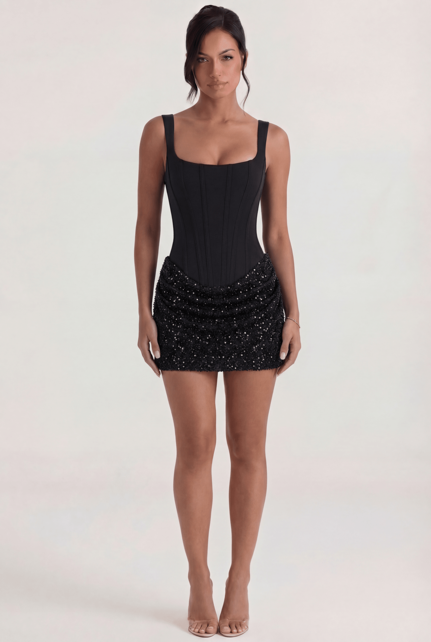 Yasmine Mini Dress in Black