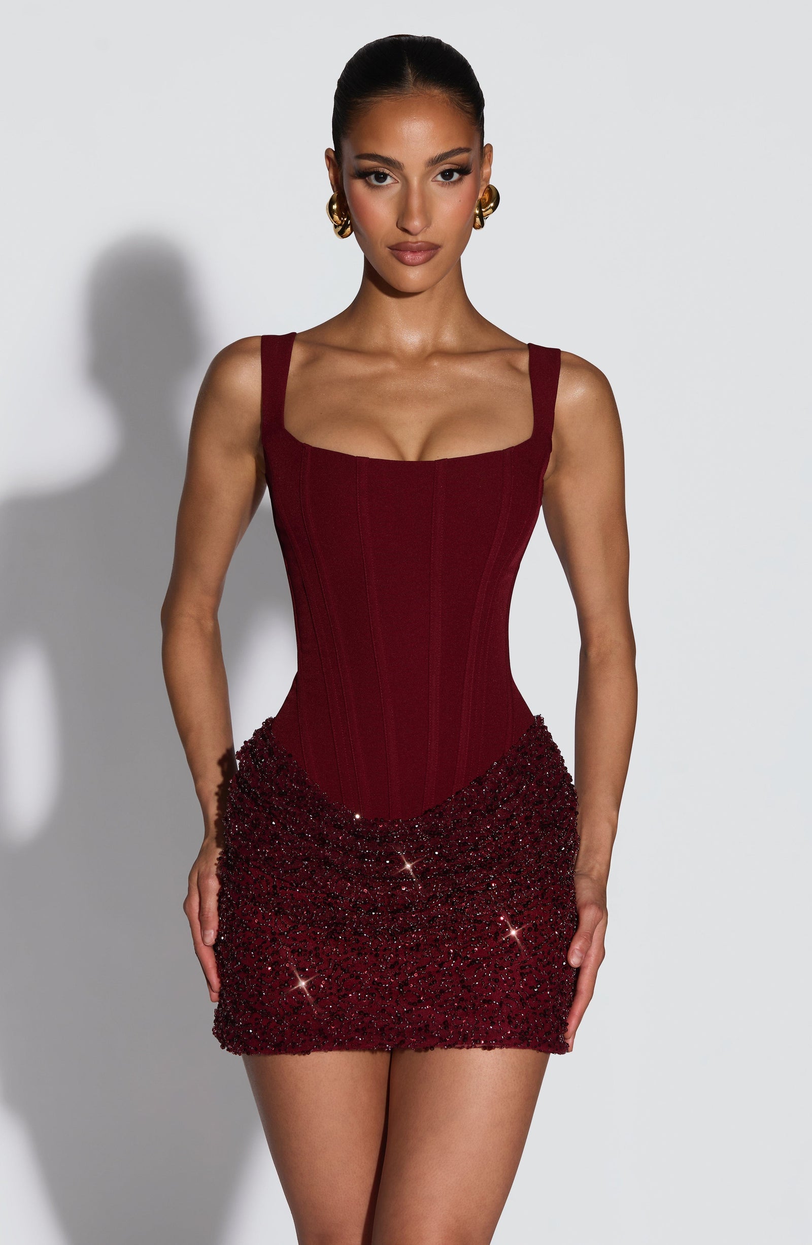 Petra Embellished Mini Dress
