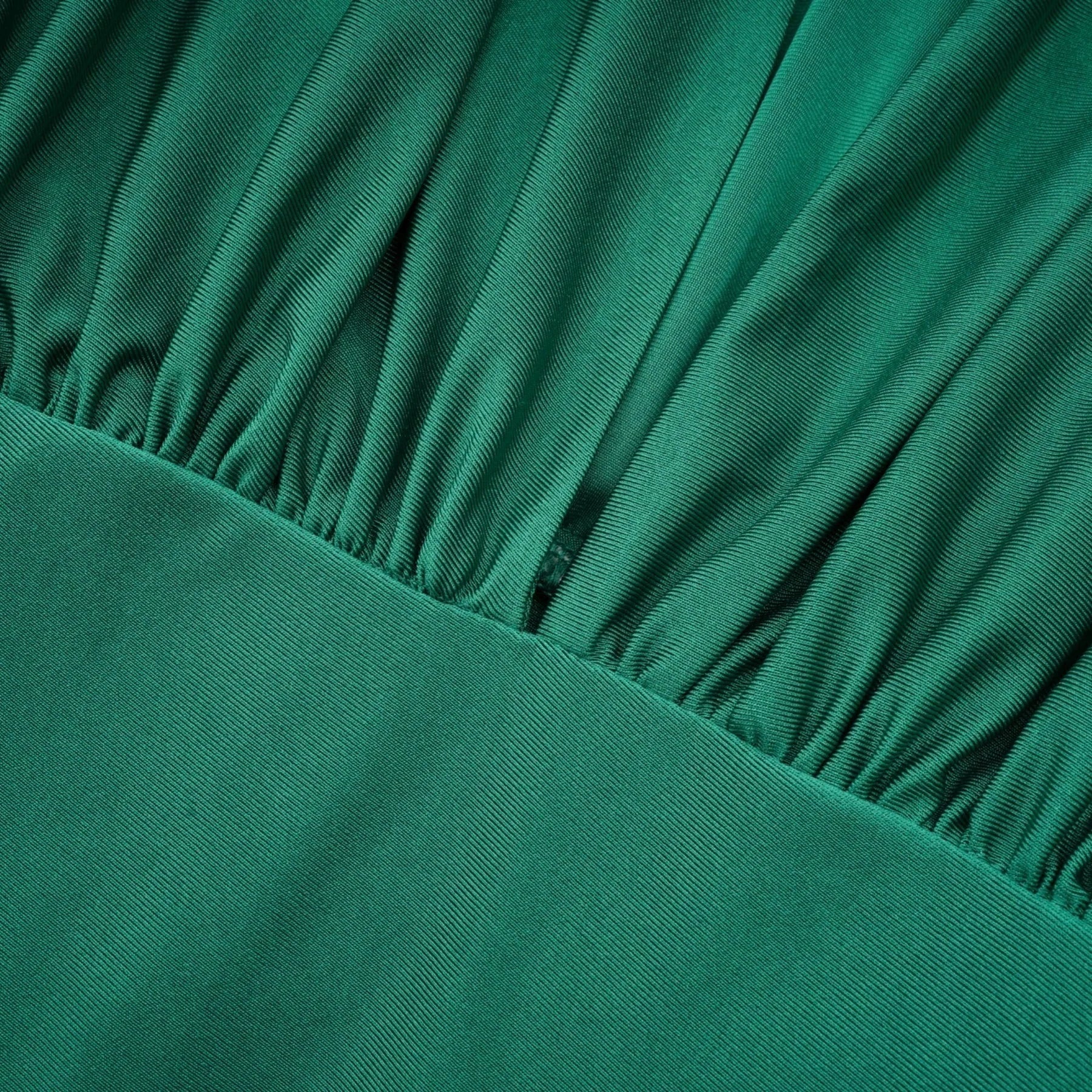 Alba - V-Neck Gloves Set Mini Dress