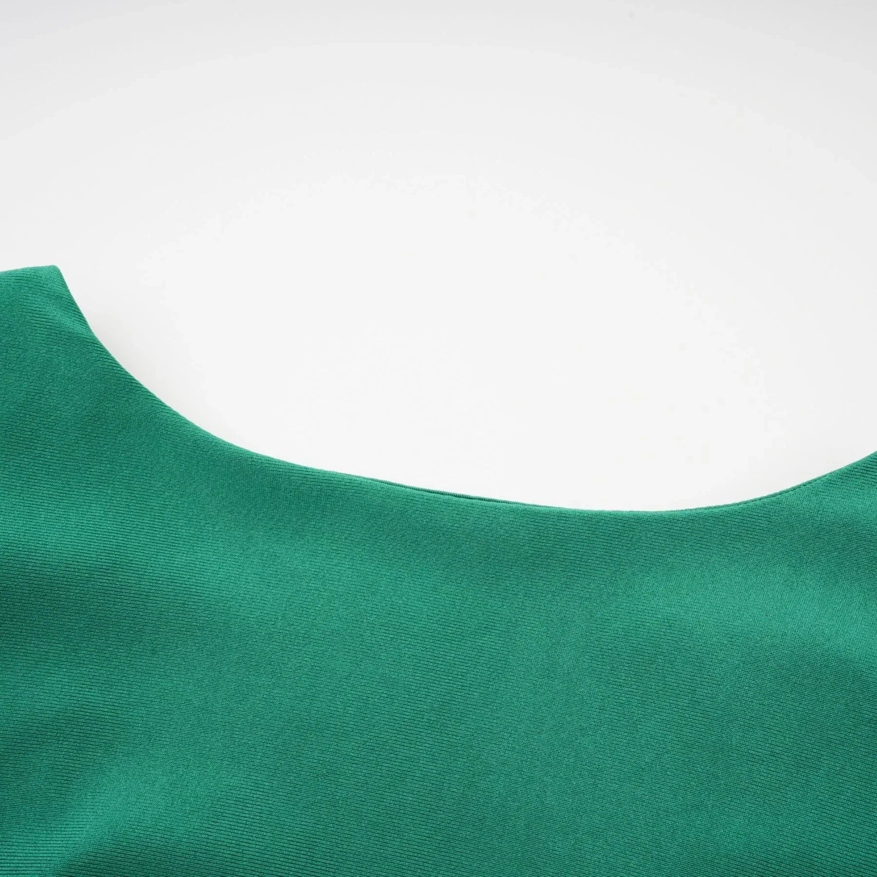 Alba - V-Neck Gloves Set Mini Dress